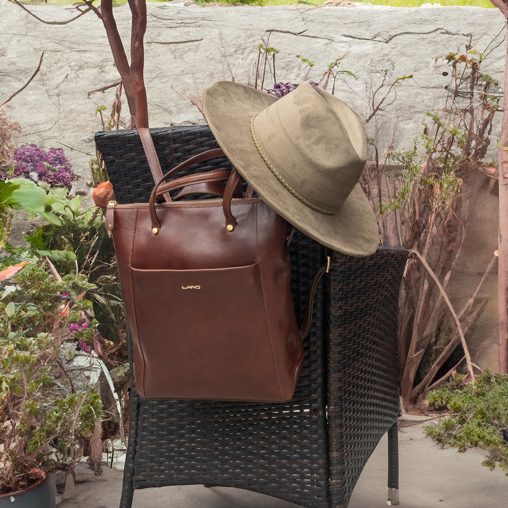 The Sheyenne Convertible Backpack, Handbag | LAND Leather Goods