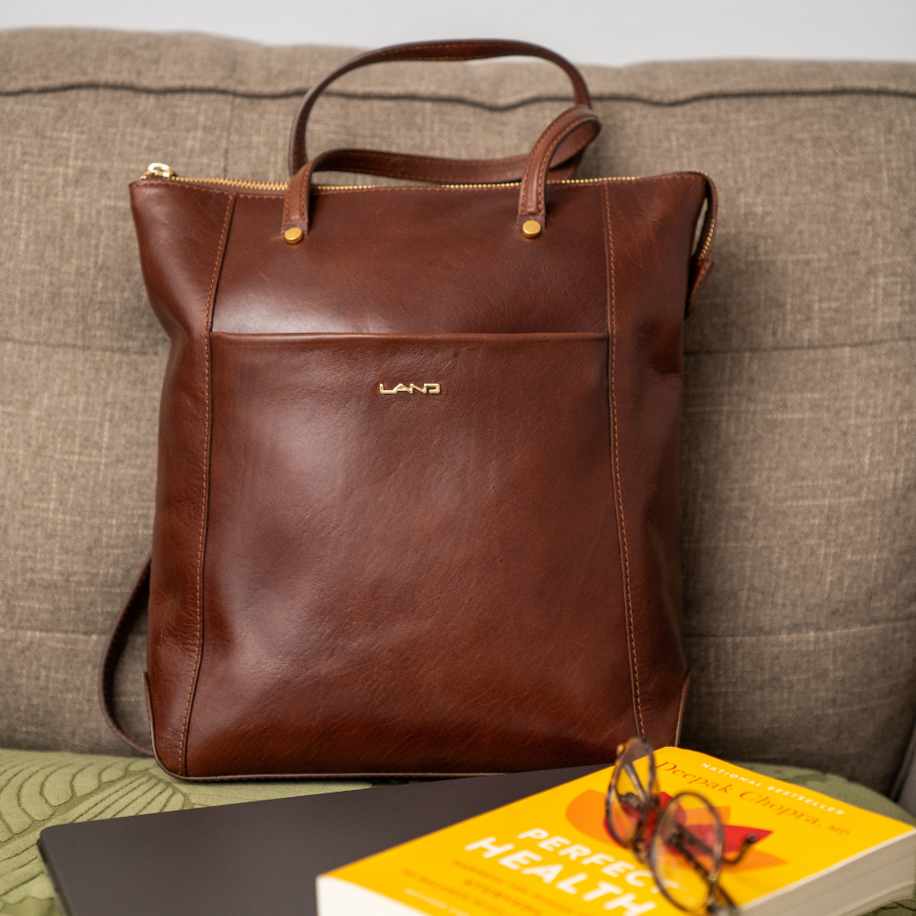 The Sheyenne Convertible Backpack, Handbag | LAND Leather Goods