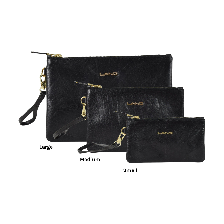 Ladies London Clutch, Wristlet | LAND Leather Goods