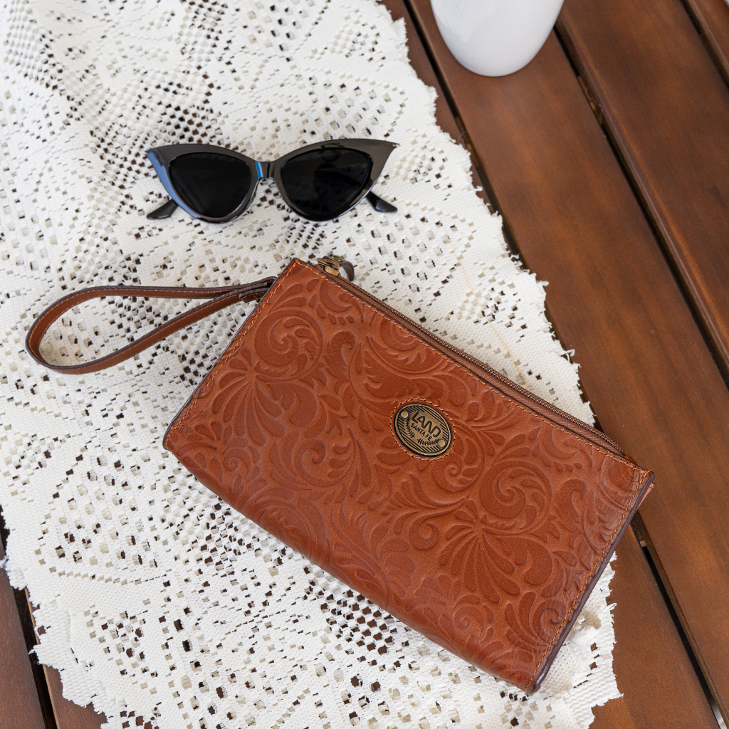 Wristlet Clutch, Wristlet | LAND Leather Goods