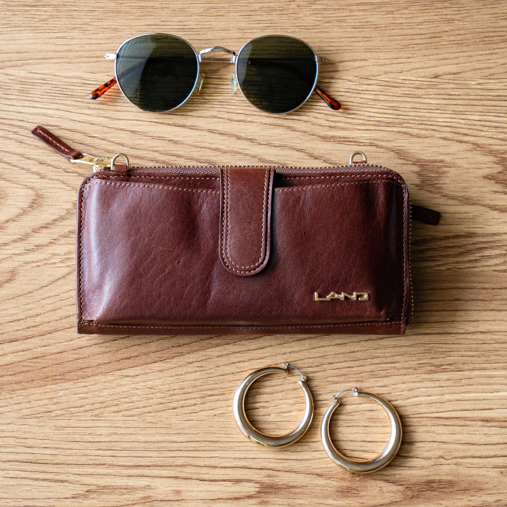 Napa Convertible Wallet & Crossover, Crossover Bag | LAND Leather Goods