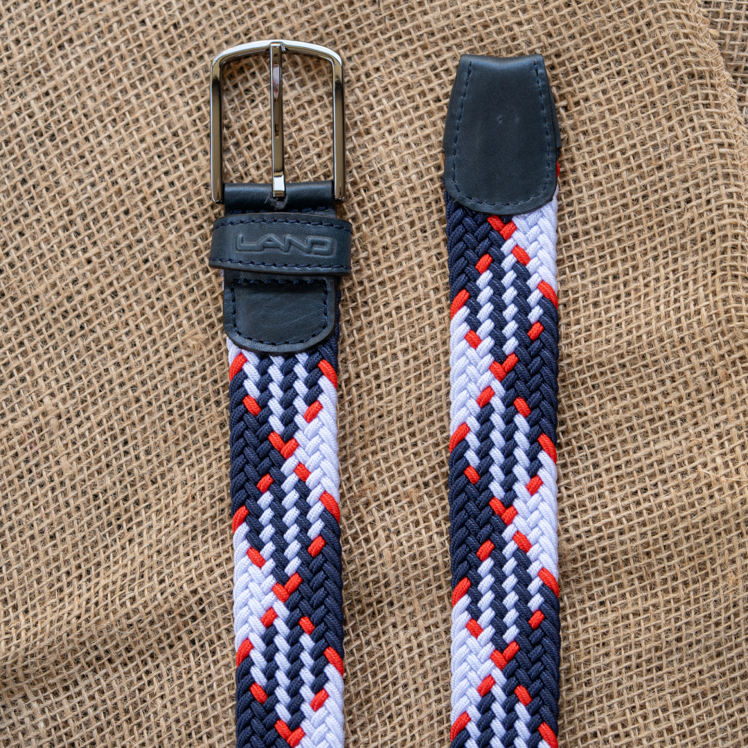 Braided Stretch Belt, Belt | LAND Leather Goods