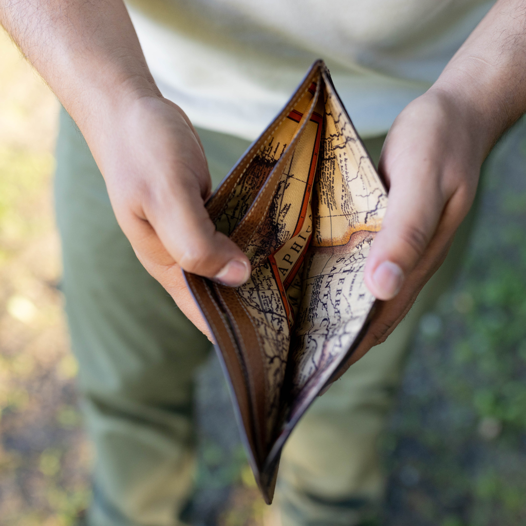 Men's Three Leaf Bifold, Wallet | LAND Leather Goods