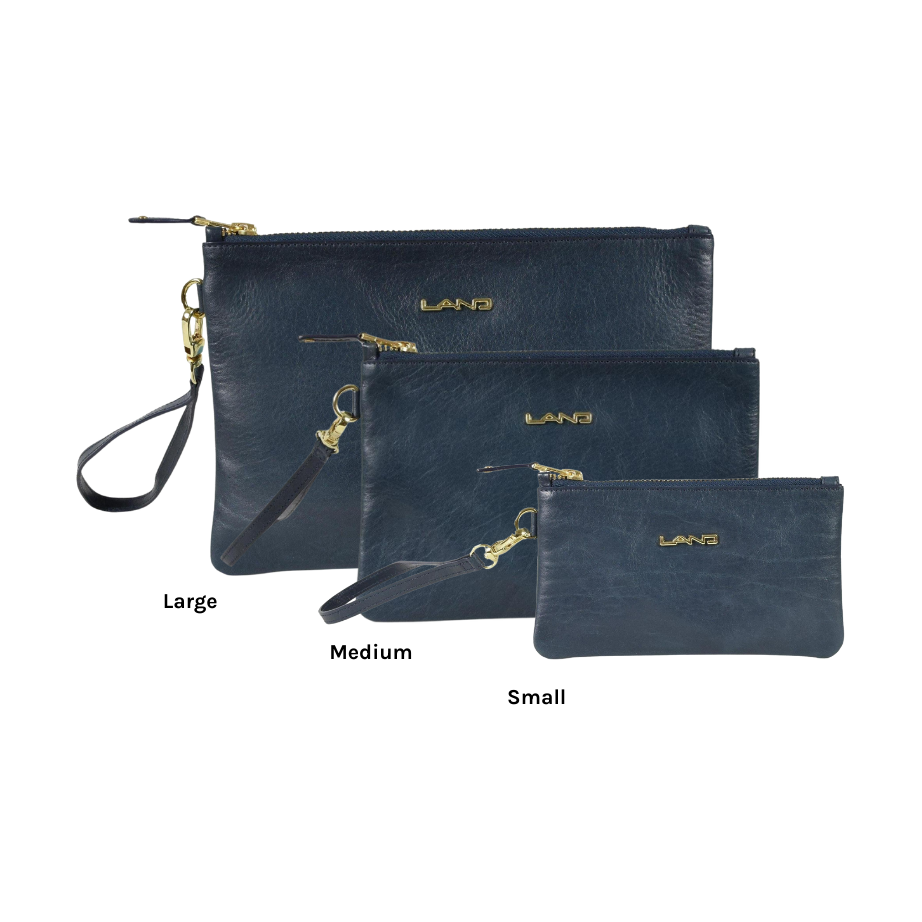 Ladies London Clutch, Wristlet | LAND Leather Goods