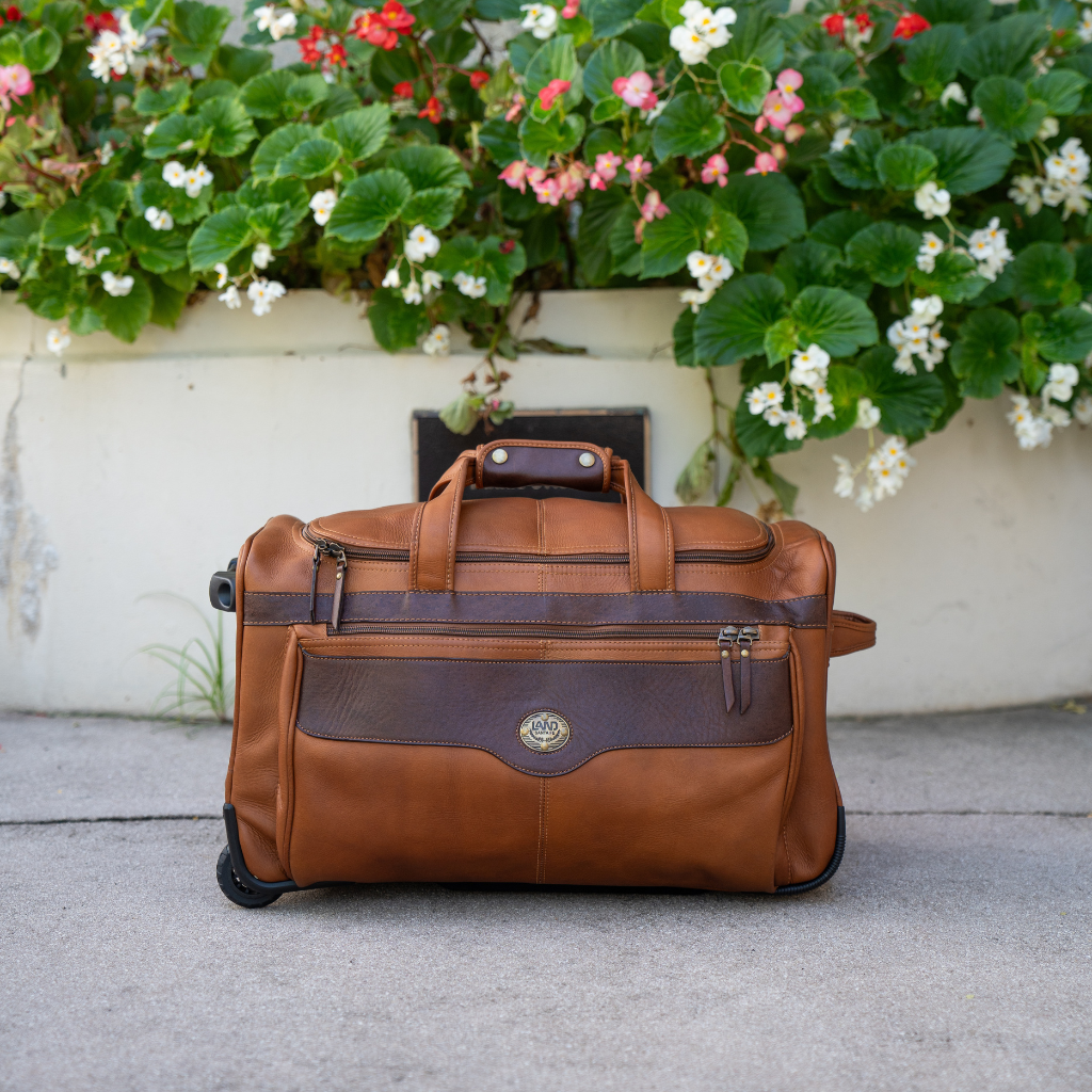 Cruiser Wheeled Duffel Bag, Duffel Bag | LAND Leather Goods