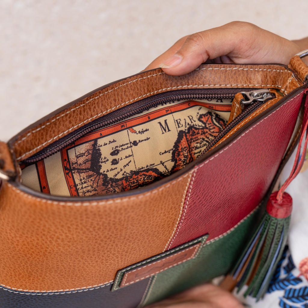 Minimalist Hipster, Crossover Bag | LAND Leather Goods