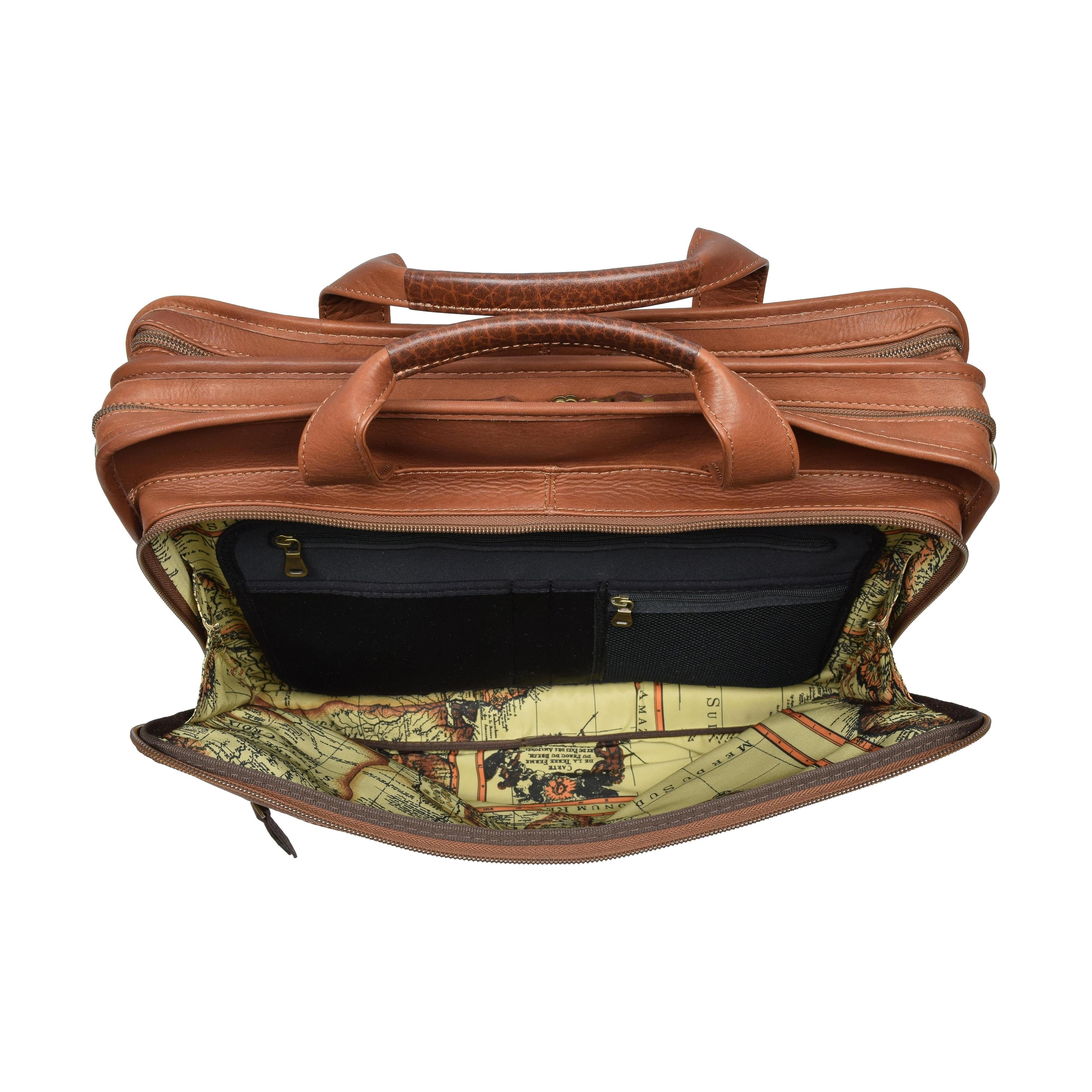 Traveler Briefcase, Briefcase | LAND Leather Goods
