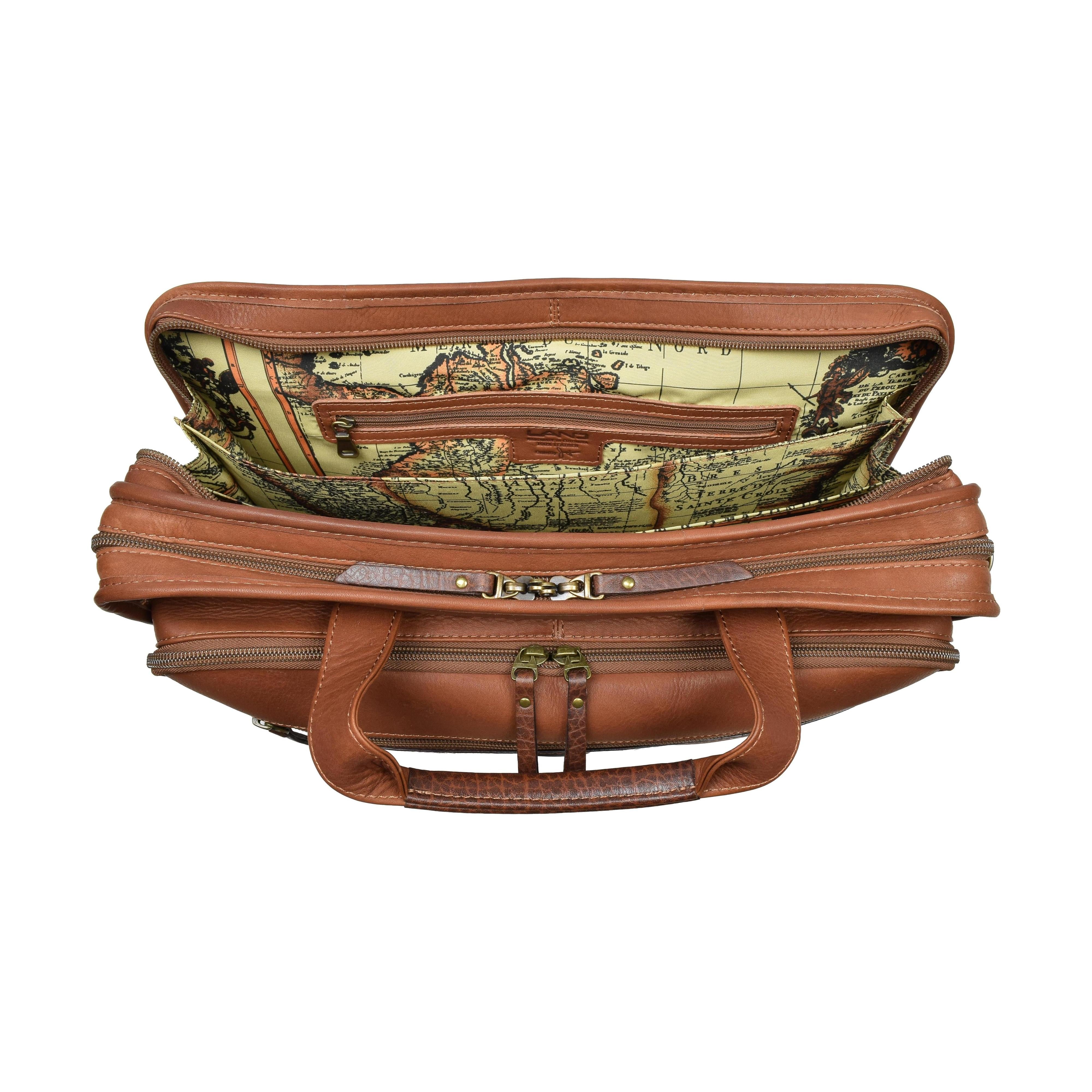 Traveler Briefcase, Briefcase | LAND Leather Goods
