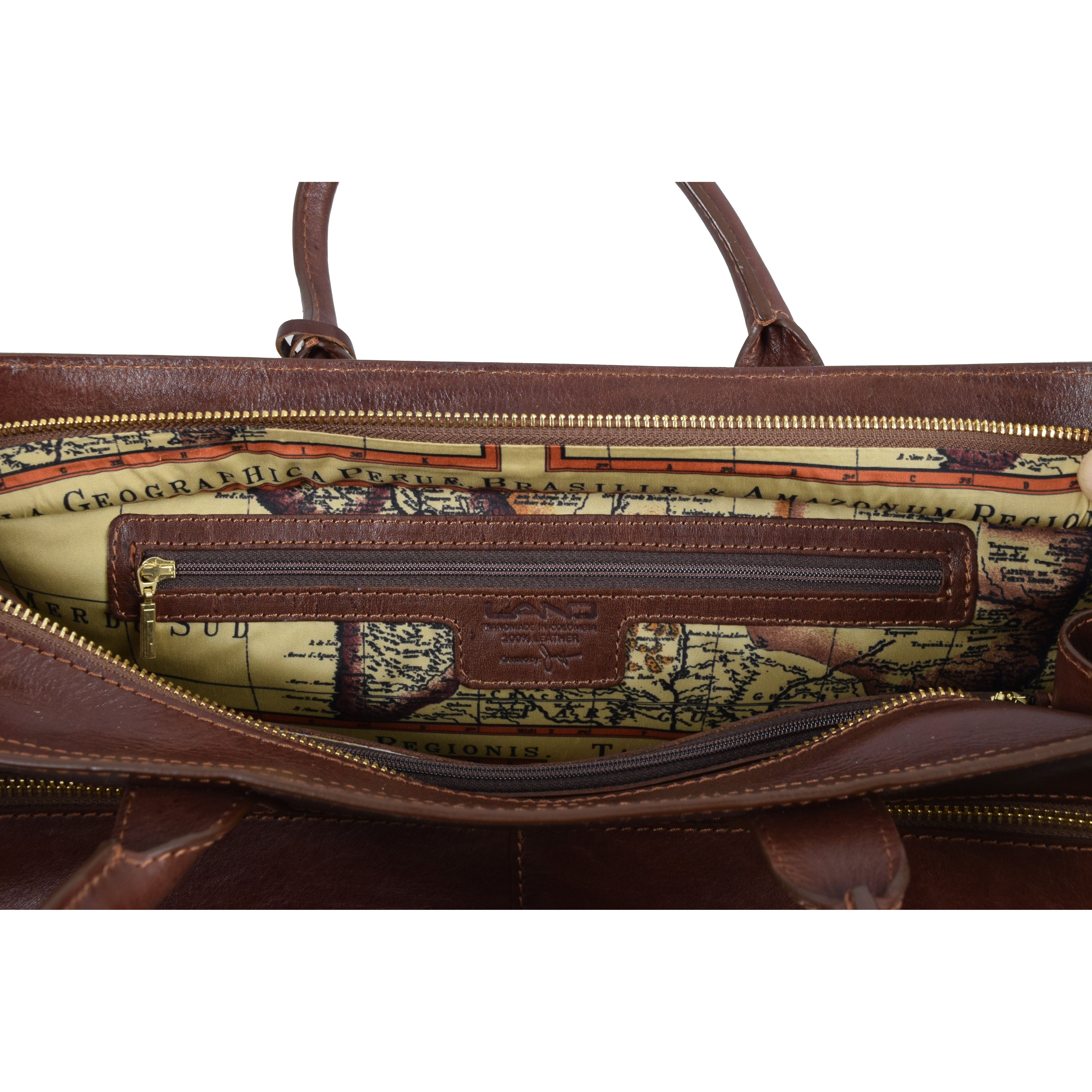 Courtney East/West Tote, Handbag | LAND Leather Goods