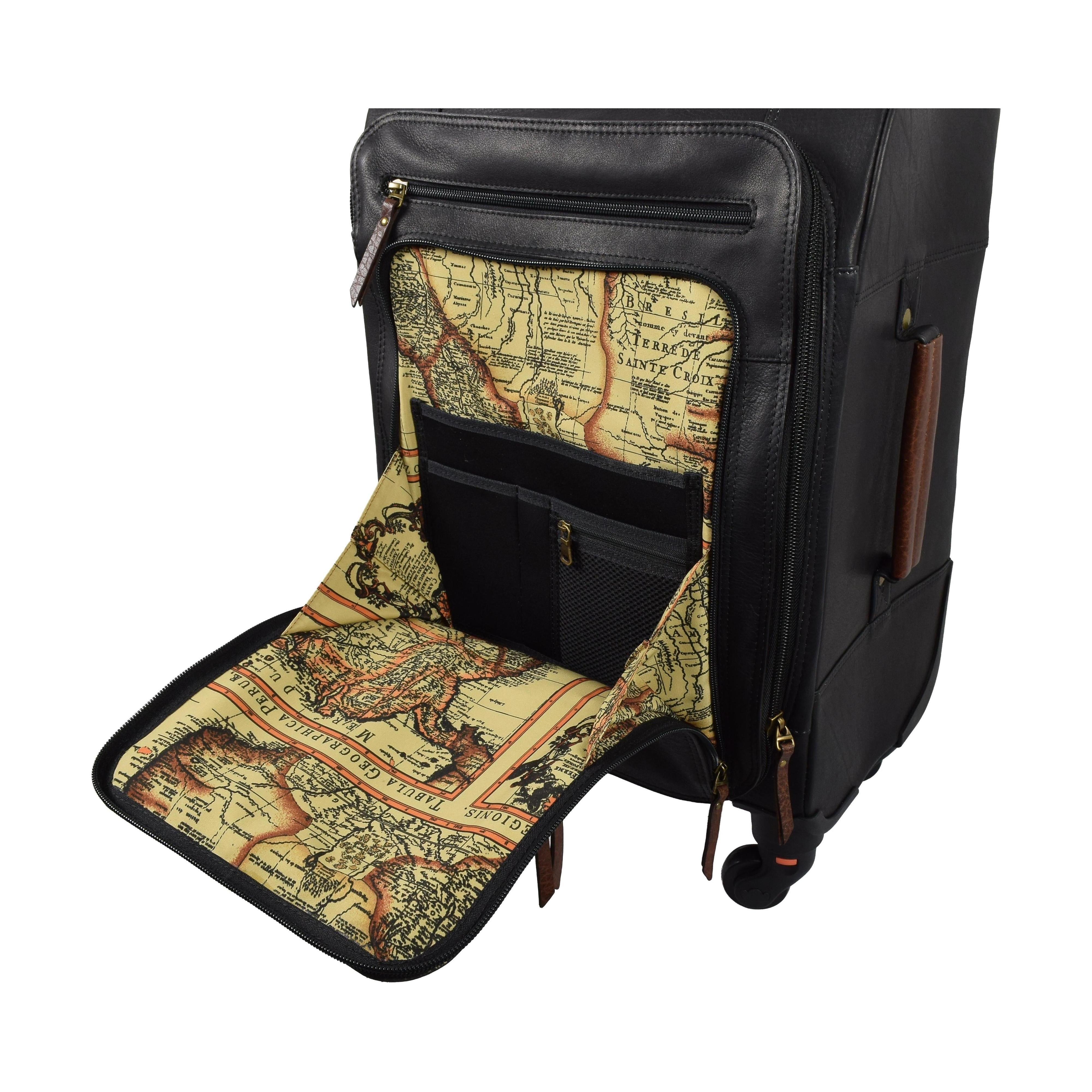 Alfa 22" Spinner Carry On, Carry On Luggage | LAND Leather Goods