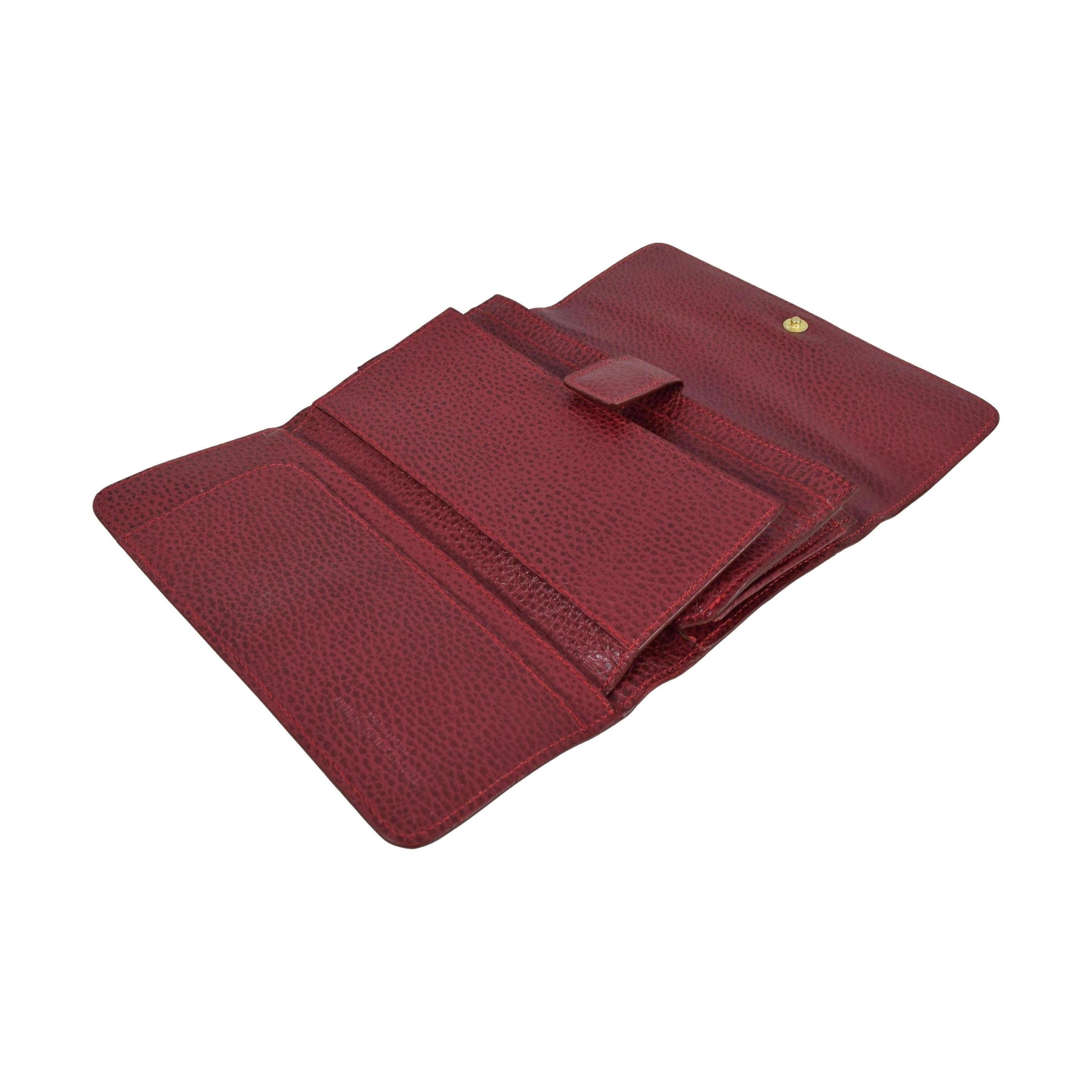 Double Snap Checkbook Wallet, Wallet | LAND Leather Goods