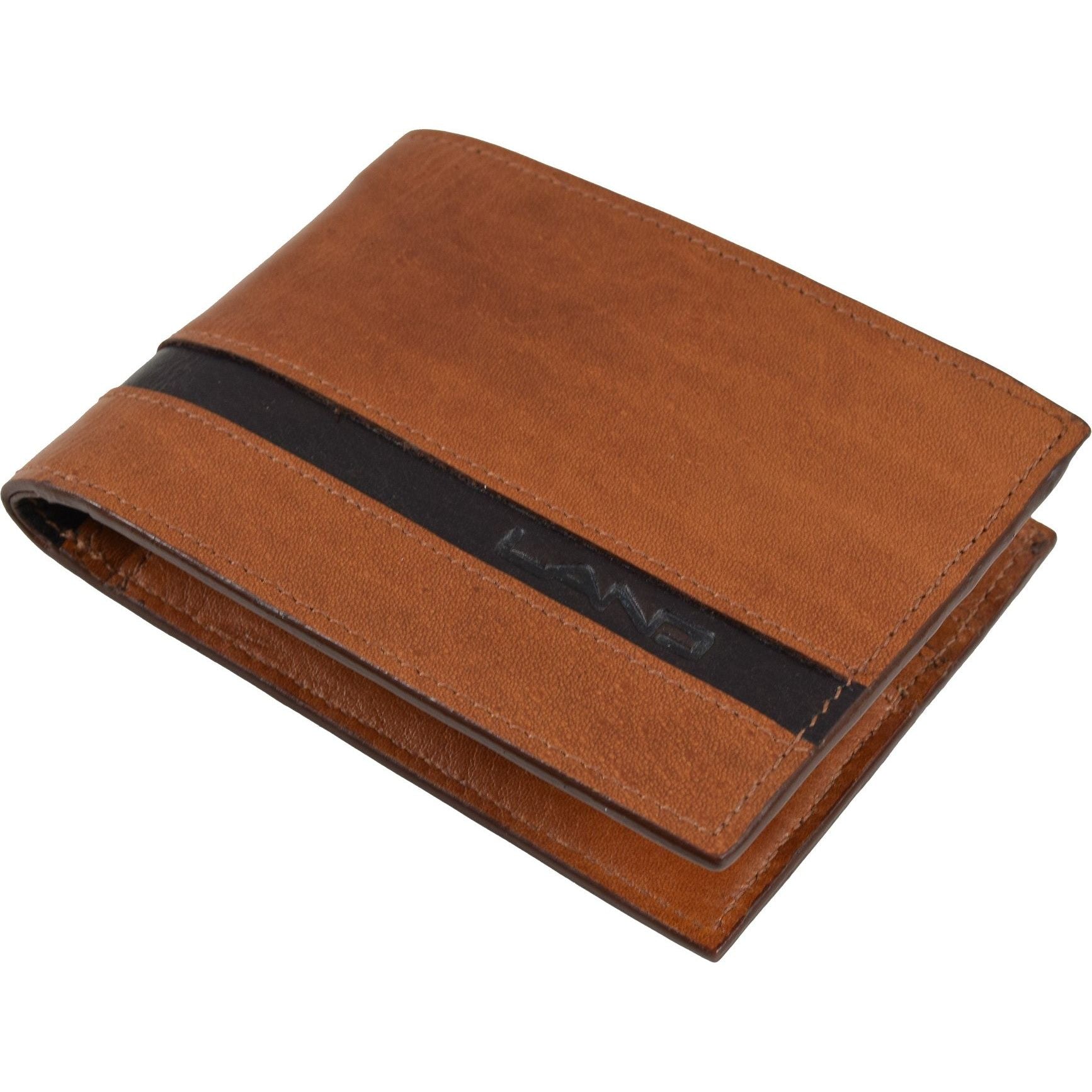 Two Tone Men's Wallet, Wallet | LAND Leather Goods