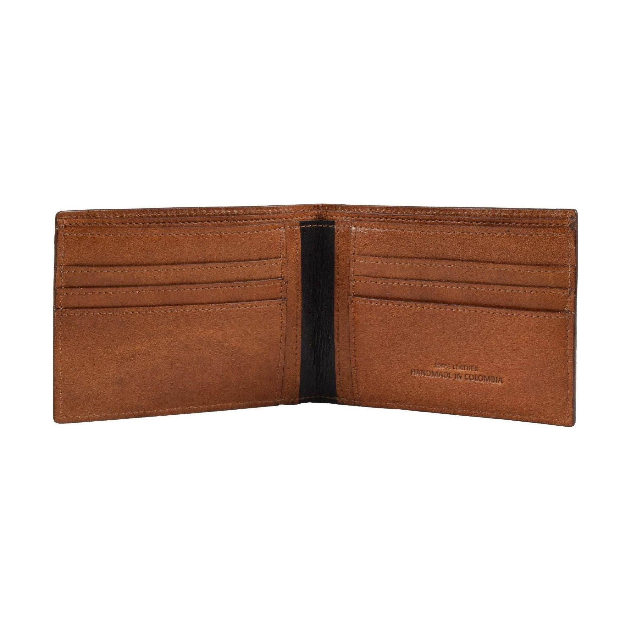 Two Tone Men's Wallet, Wallet | LAND Leather Goods