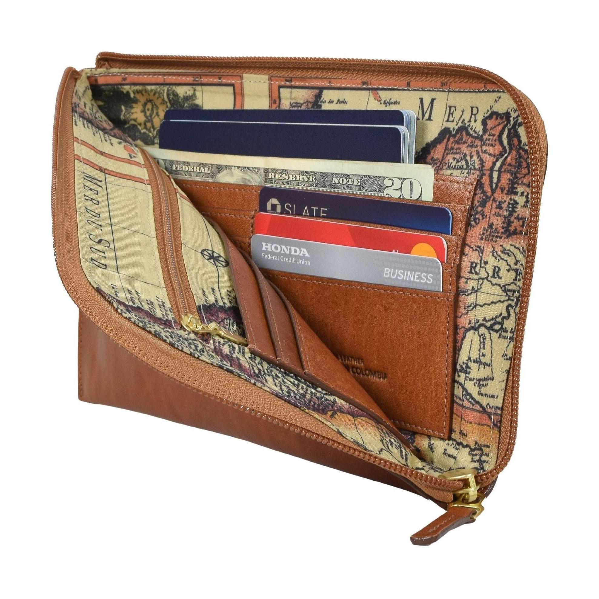 The Travel Caddy, Travel Wallet | LAND Leather Goods