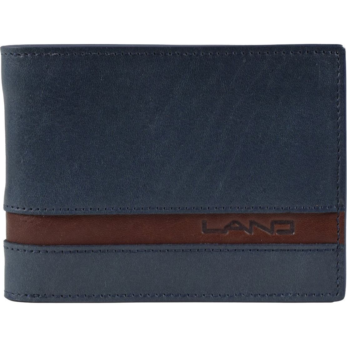 Two Tone Men's Wallet, Wallet | LAND Leather Goods