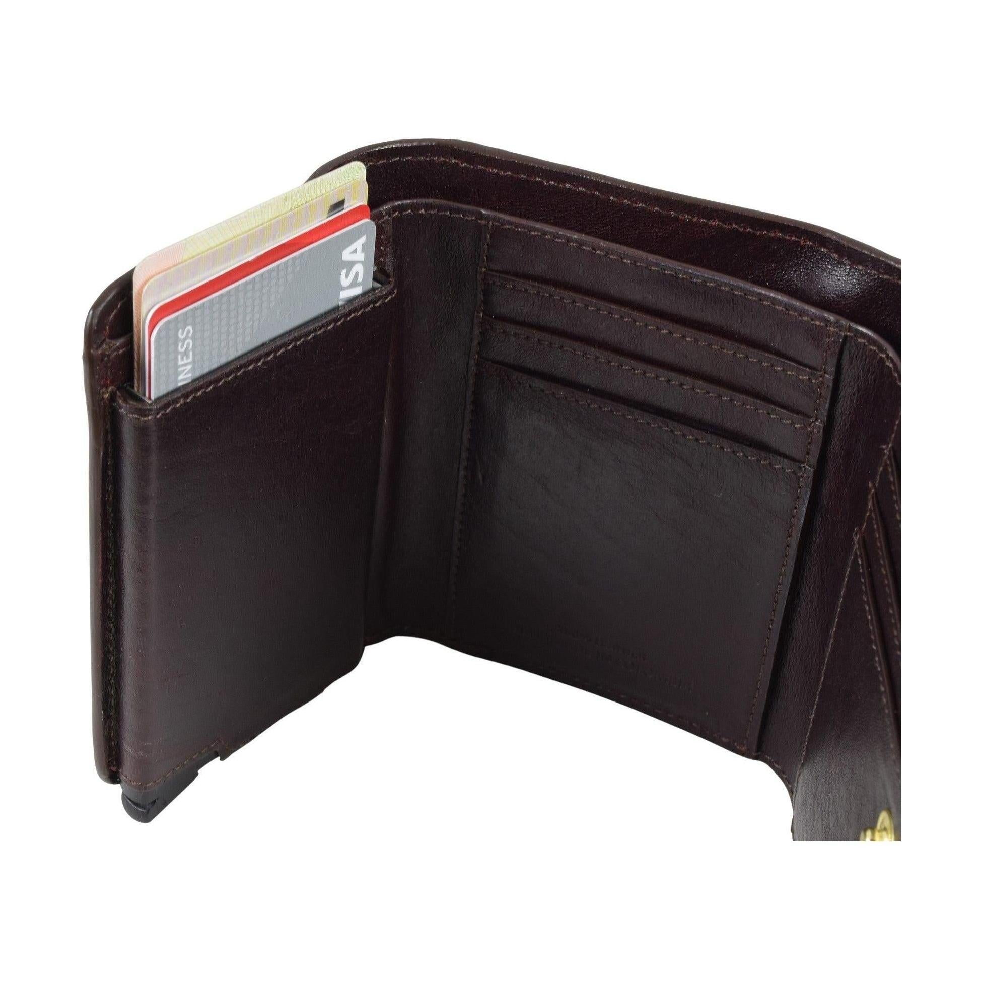 Ladies Pop Up Card Wallet, Wallet | LAND Leather Goods