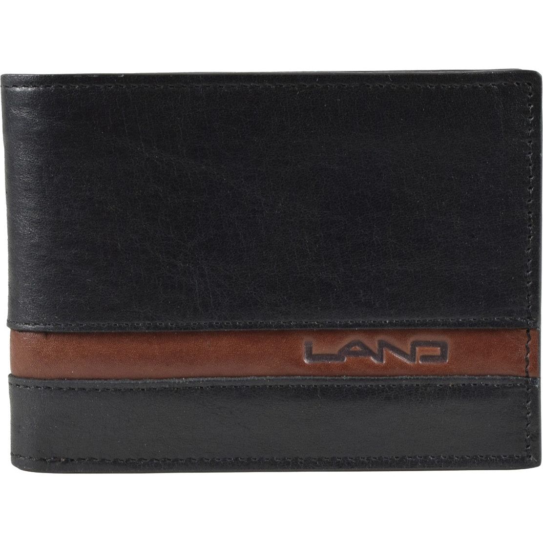 Two Tone Men's Wallet, Wallet | LAND Leather Goods