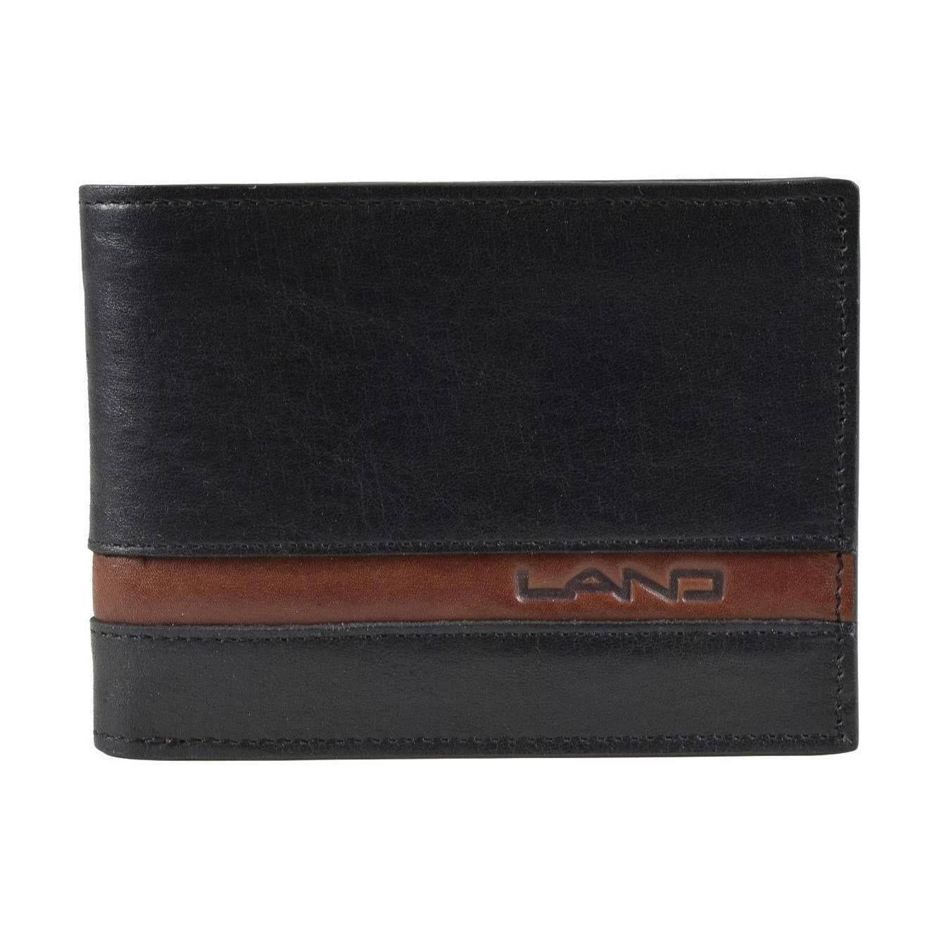 Two Tone Men's Wallet, Wallet | LAND Leather Goods