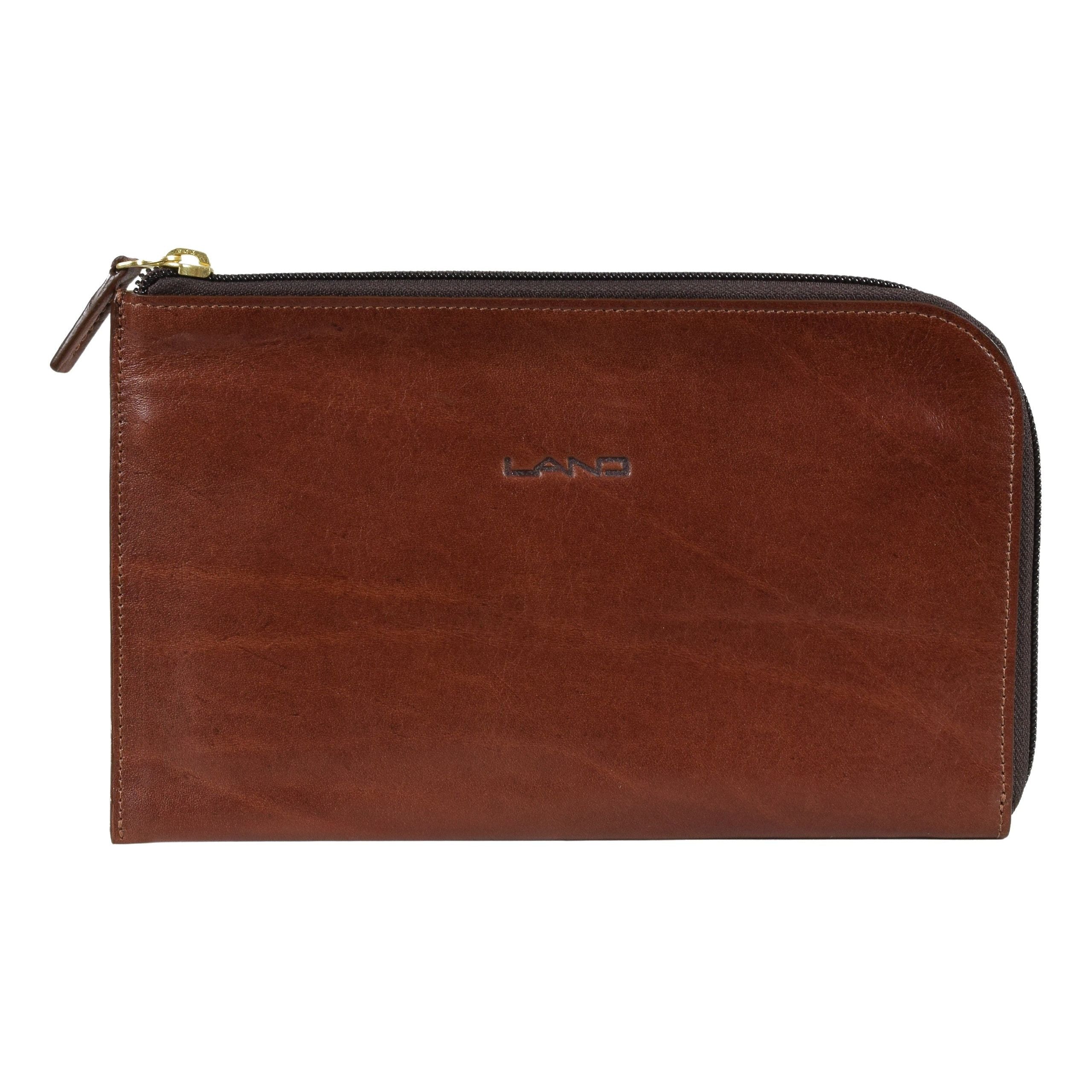 The Travel Caddy, Travel Wallet | LAND Leather Goods