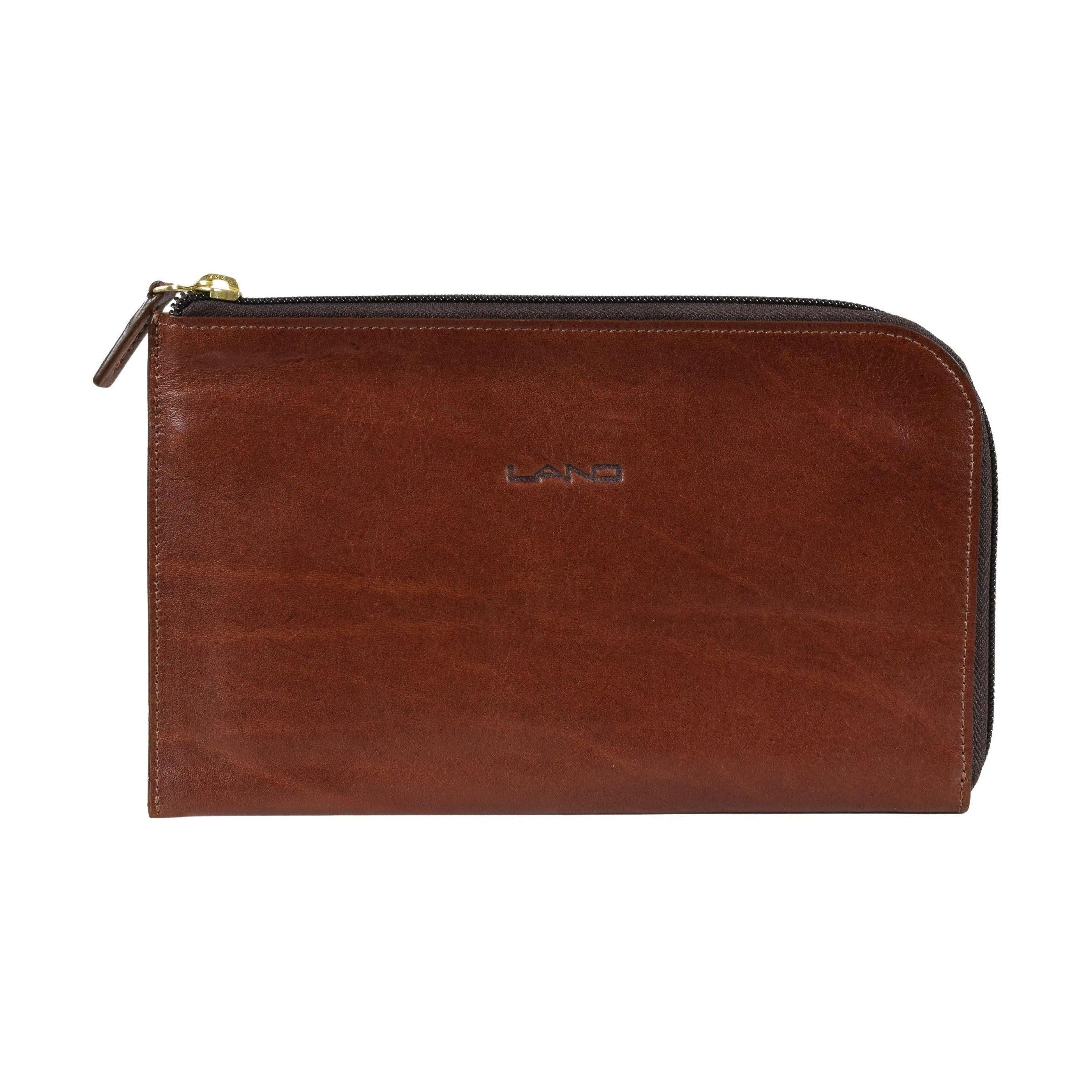 The Travel Caddy, Travel Wallet | LAND Leather Goods