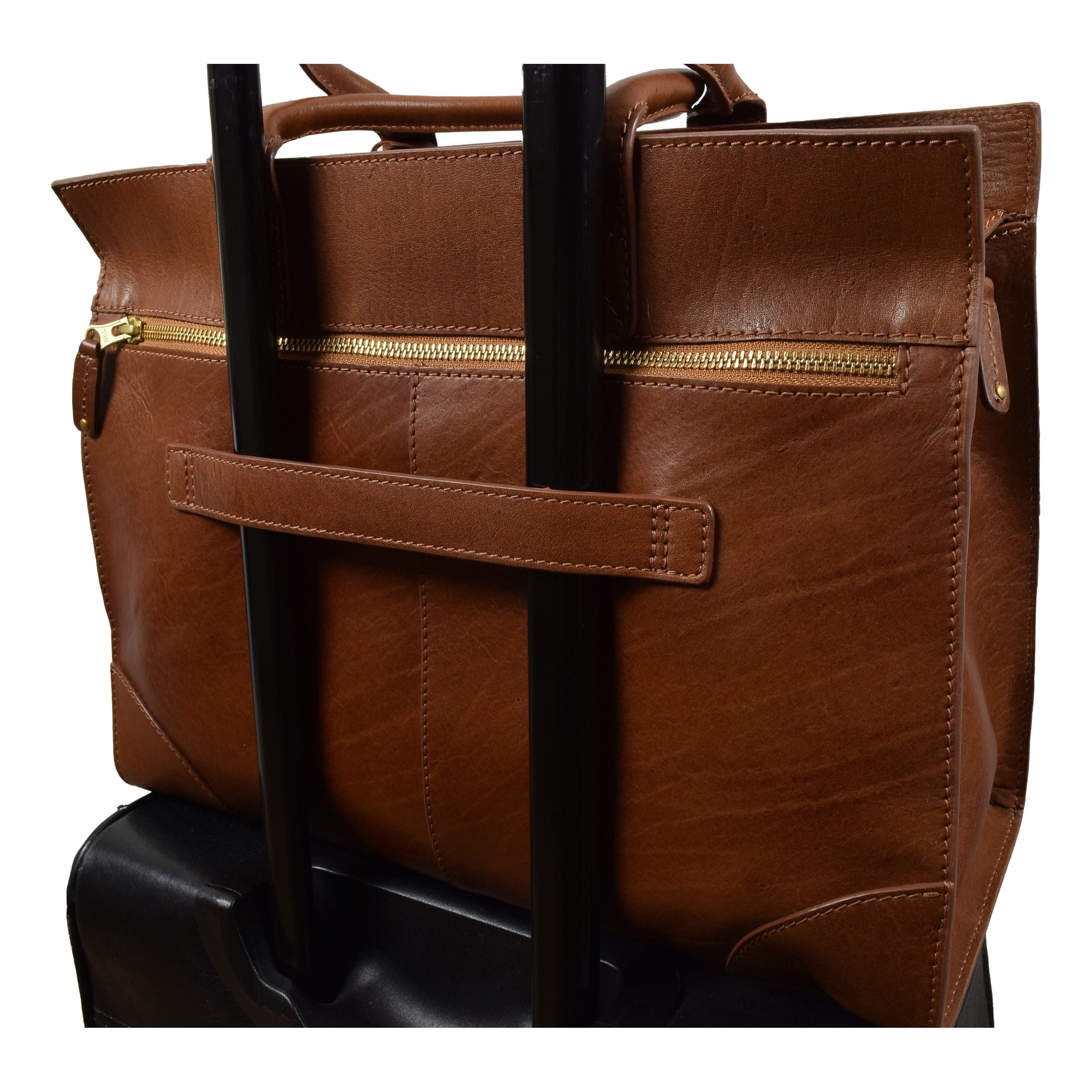 Courtney East/West Tote, Handbag | LAND Leather Goods