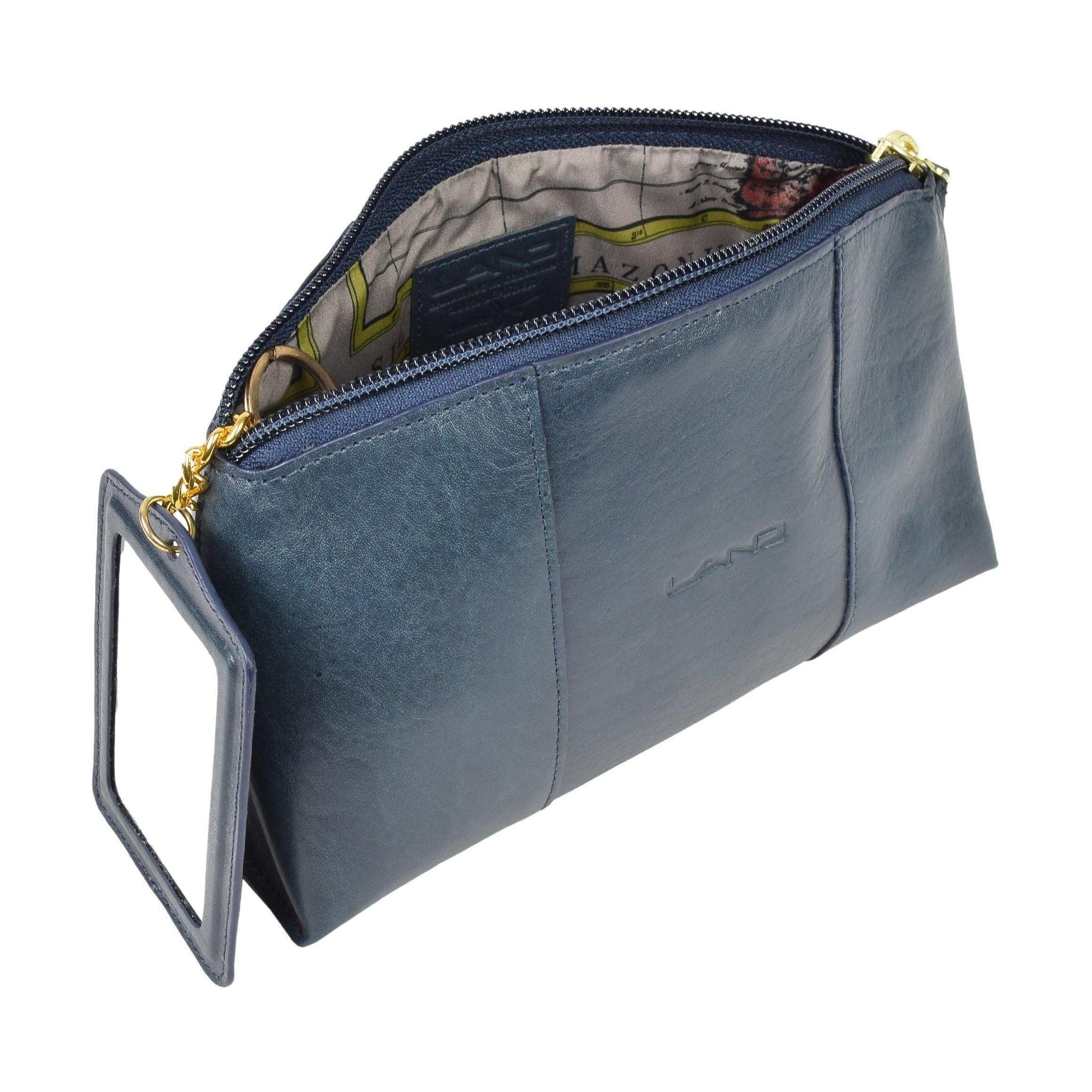 Cosmetic Pouch With Mirror, Cosmetic Pouch | LAND Leather Goods
