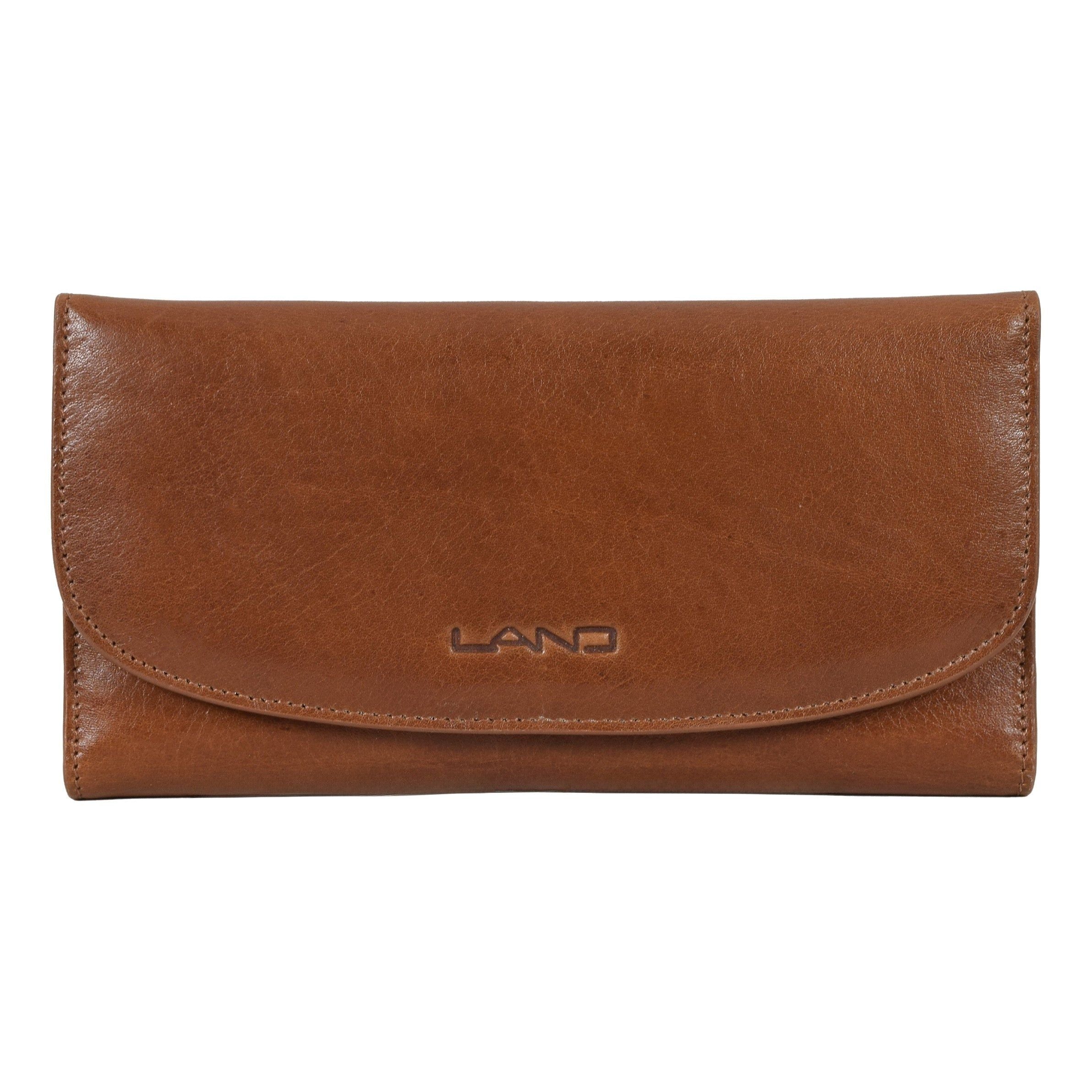 Three Leaf Ladies Wallet, Wallet | LAND Leather Goods