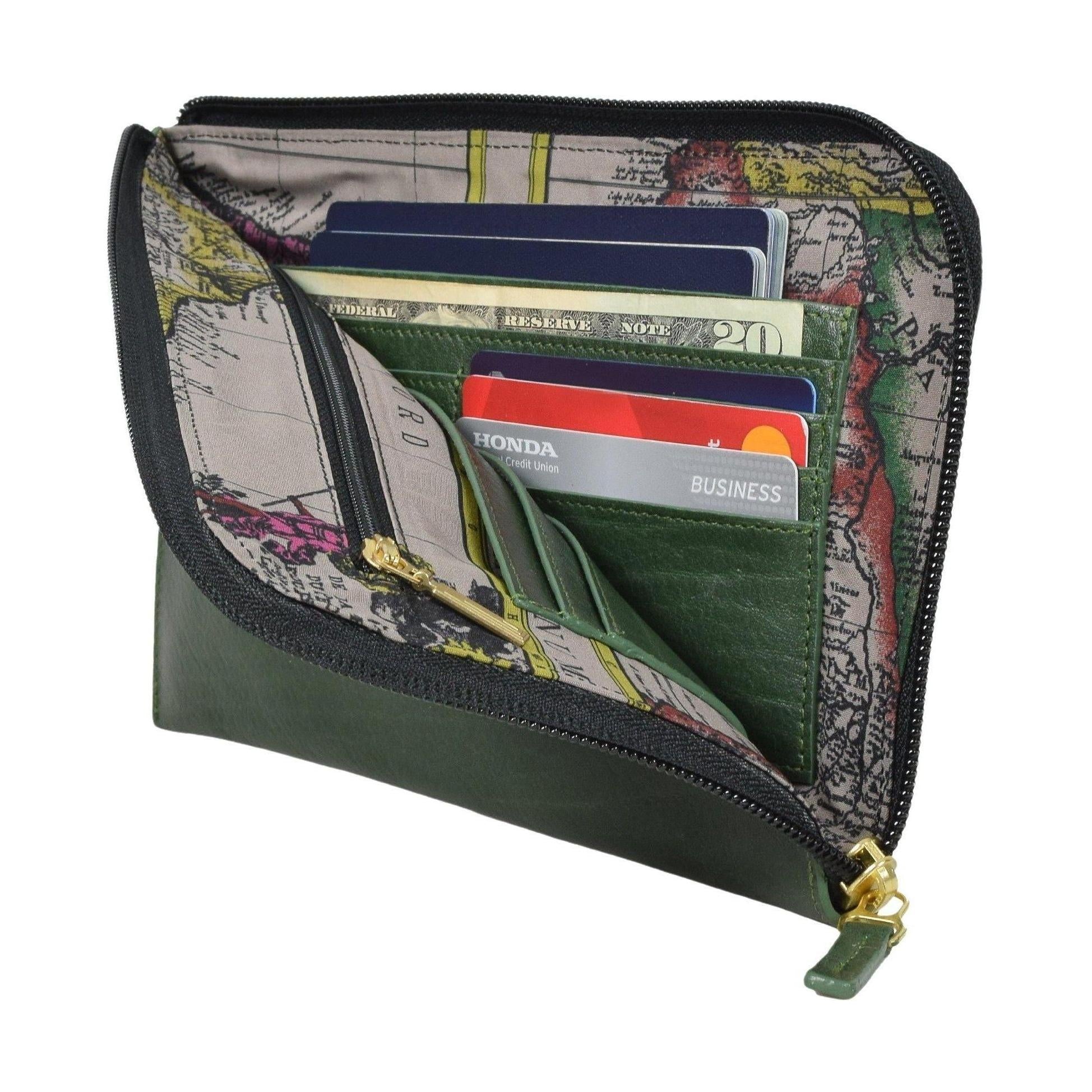 The Travel Caddy, Travel Wallet | LAND Leather Goods