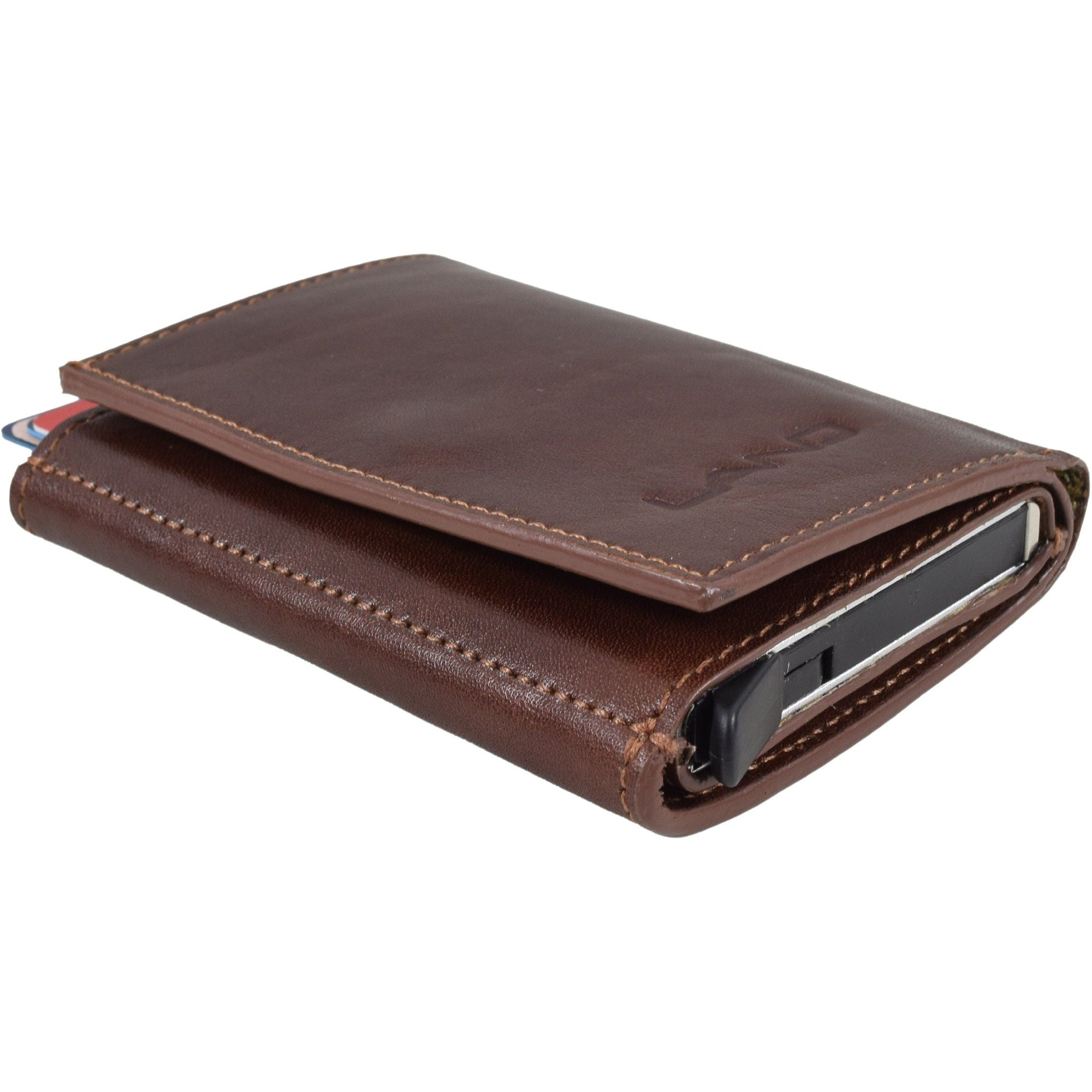 Pop Up Card Case, Wallet | LAND Leather Goods