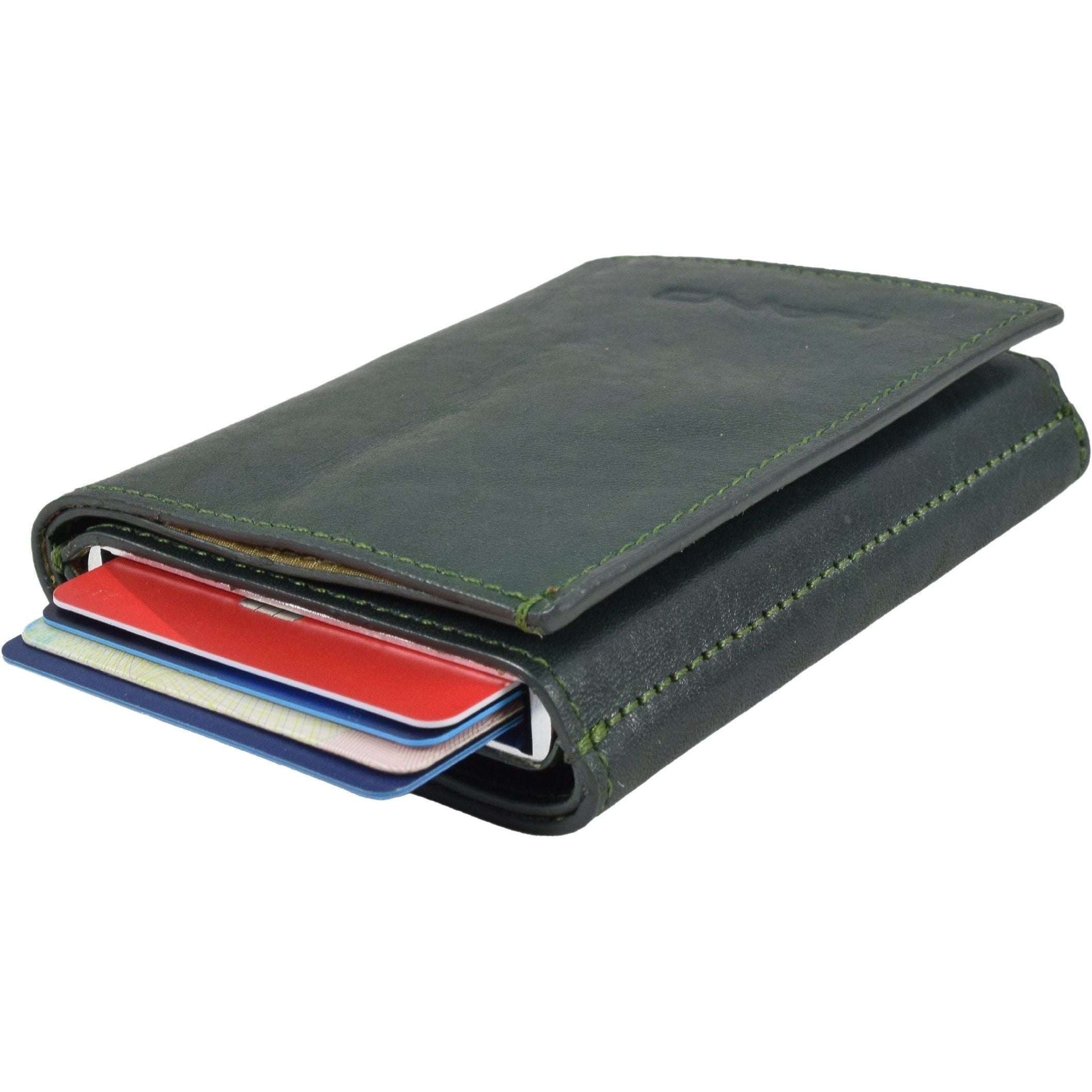 Pop Up Card Case, Wallet | LAND Leather Goods