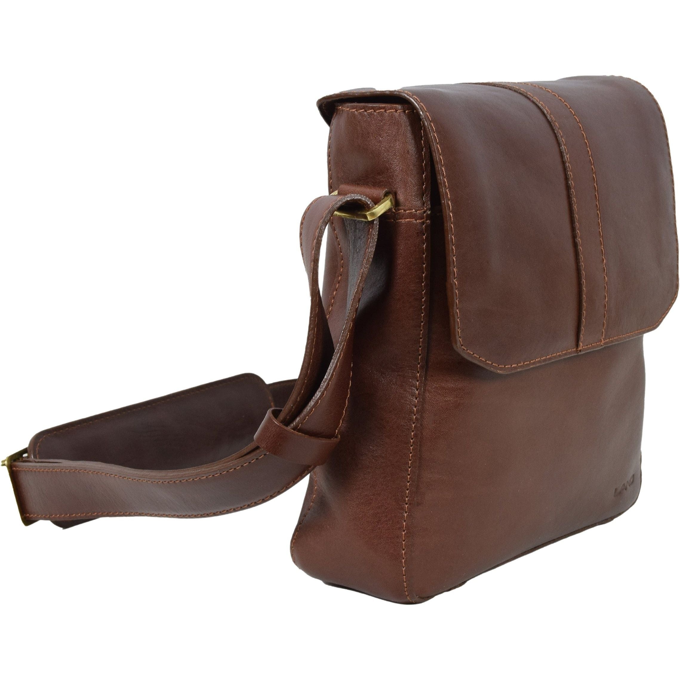 Graham Messenger, Crossover Bag | LAND Leather Goods