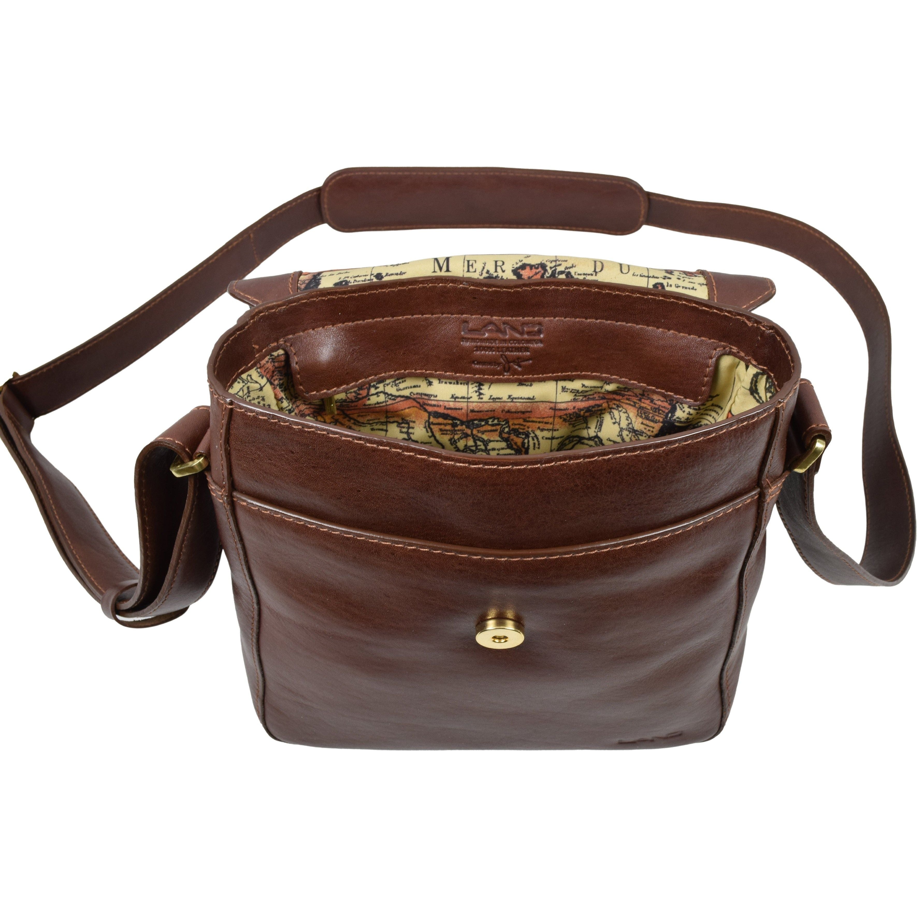 Graham Messenger, Crossover Bag | LAND Leather Goods