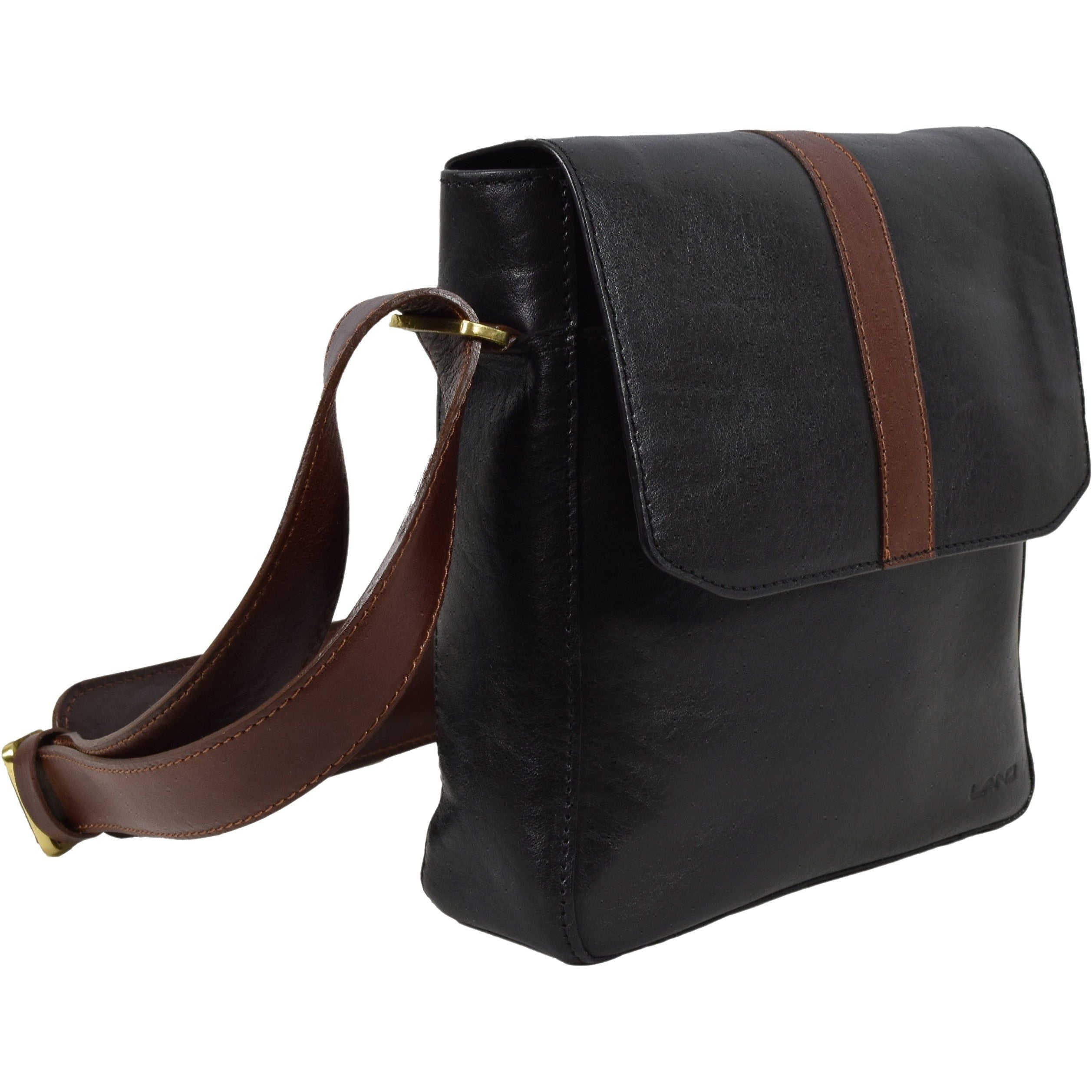 Graham Messenger, Crossover Bag | LAND Leather Goods