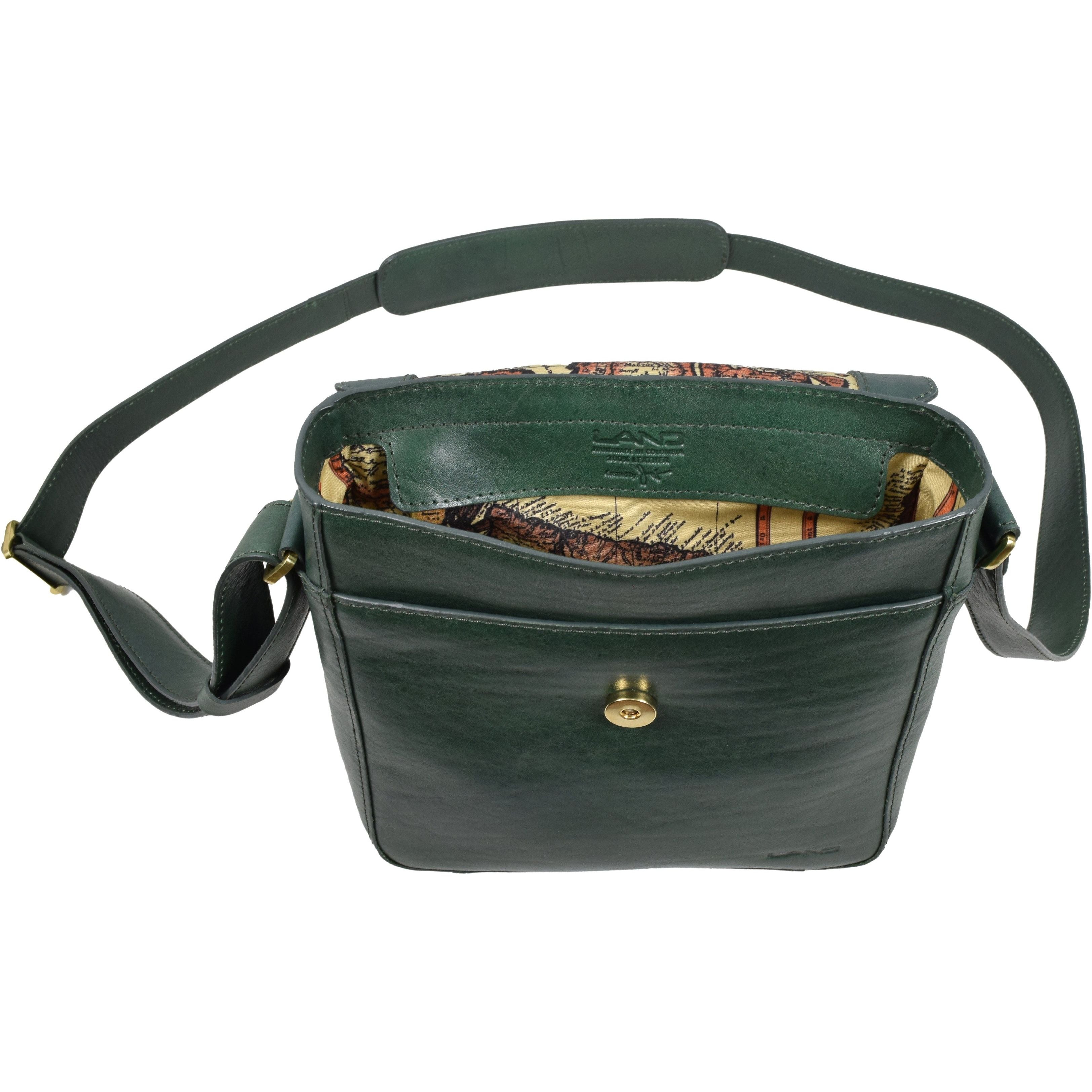Graham Messenger, Crossover Bag | LAND Leather Goods