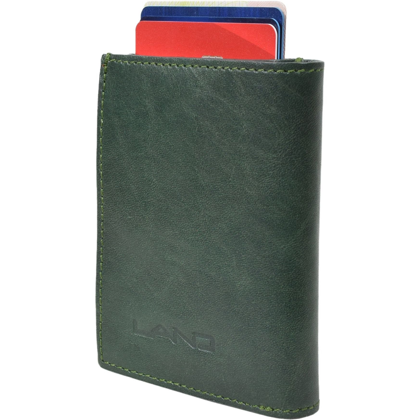 Pop Up Card Case, Wallet | LAND Leather Goods