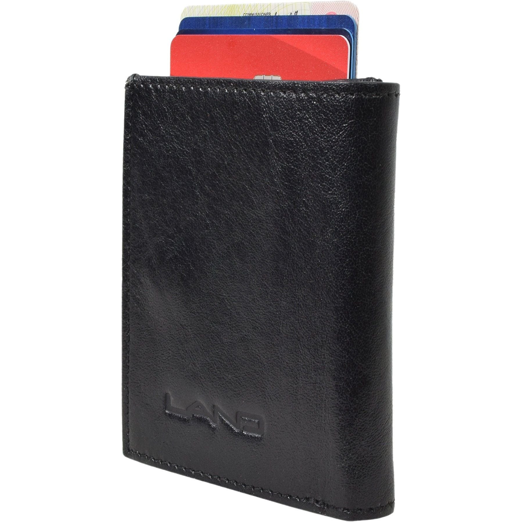 Pop Up Card Case, Wallet | LAND Leather Goods