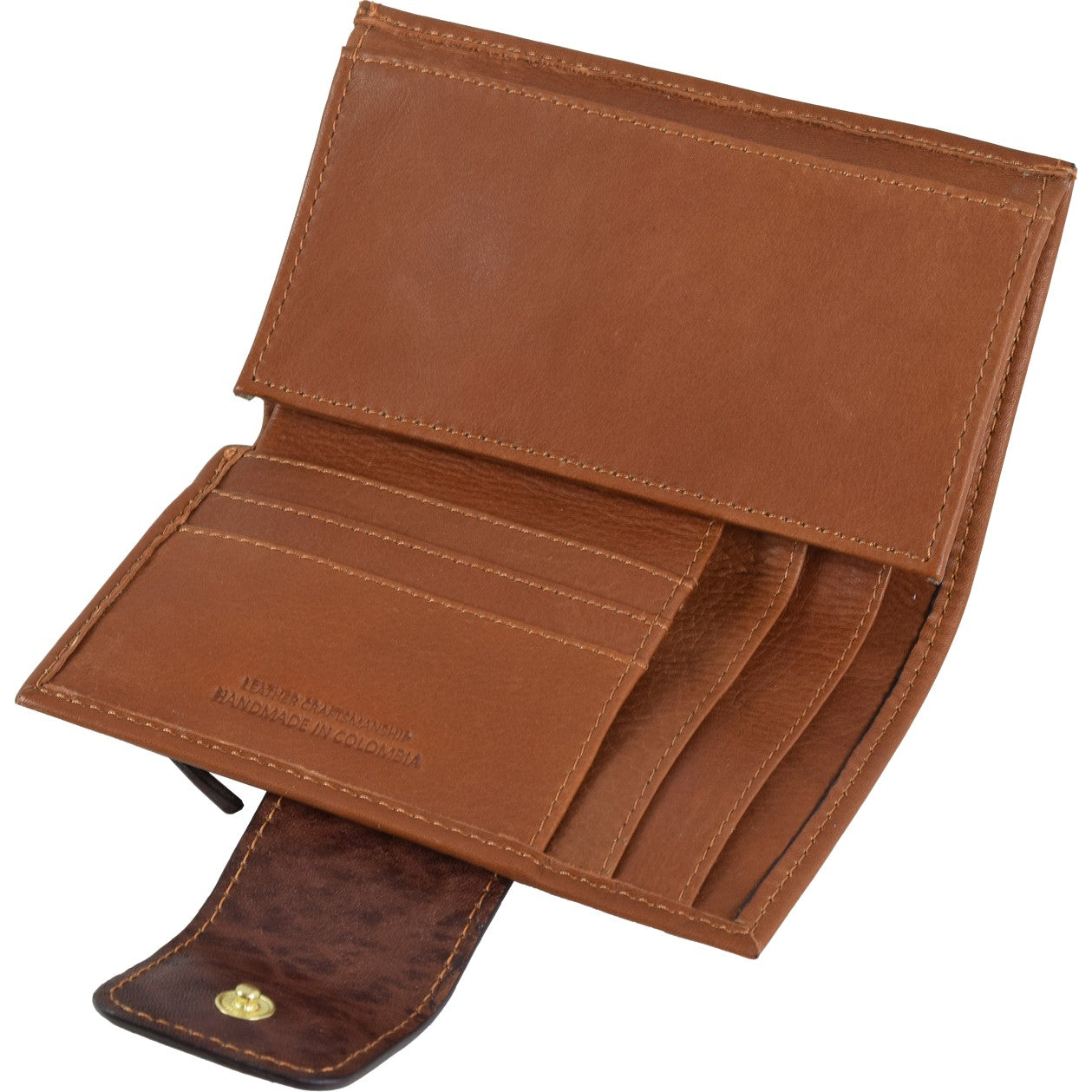 Ladies Front Snap Wallet, Wallet | LAND Leather Goods