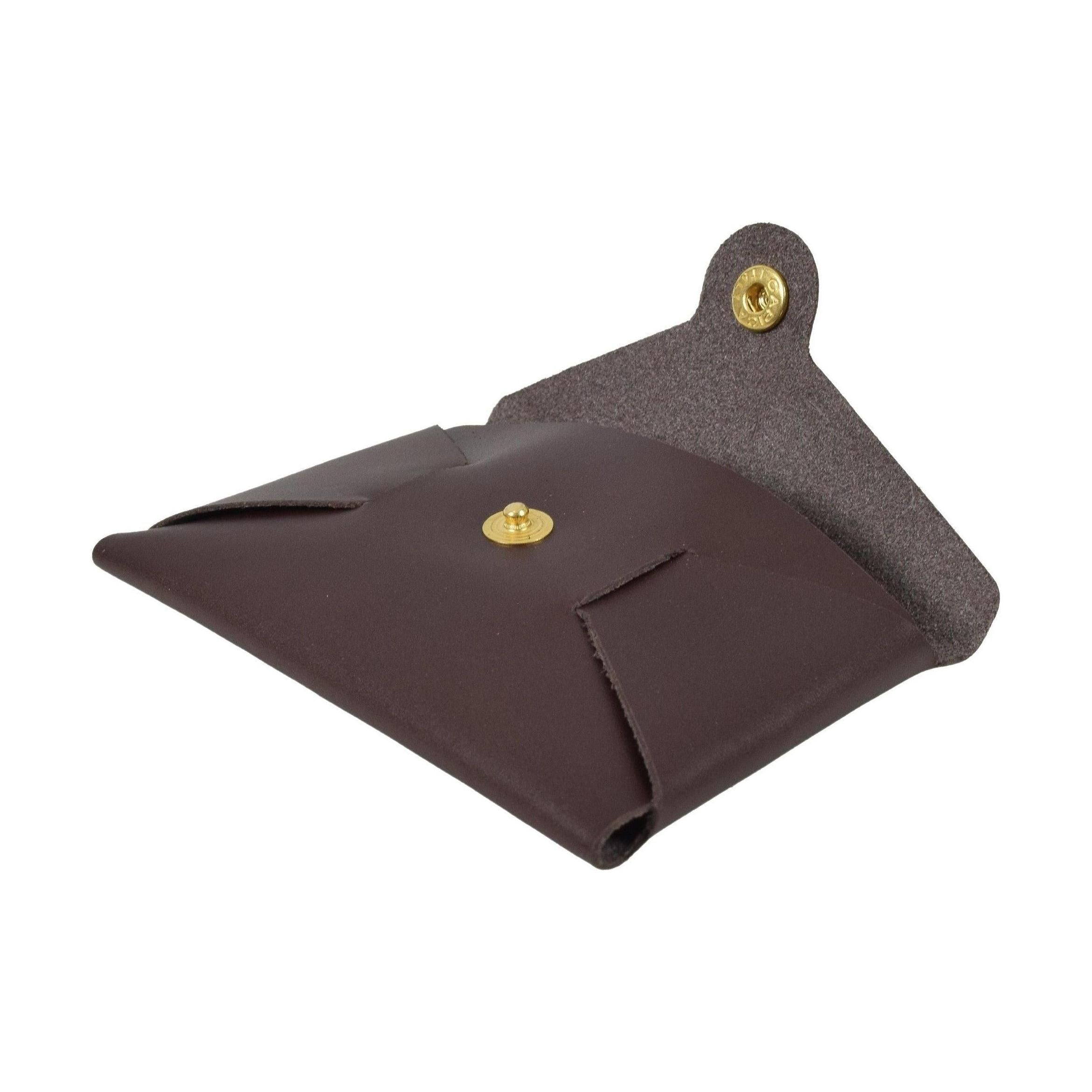 Buttoned Pouch, Wallet | LAND Leather Goods