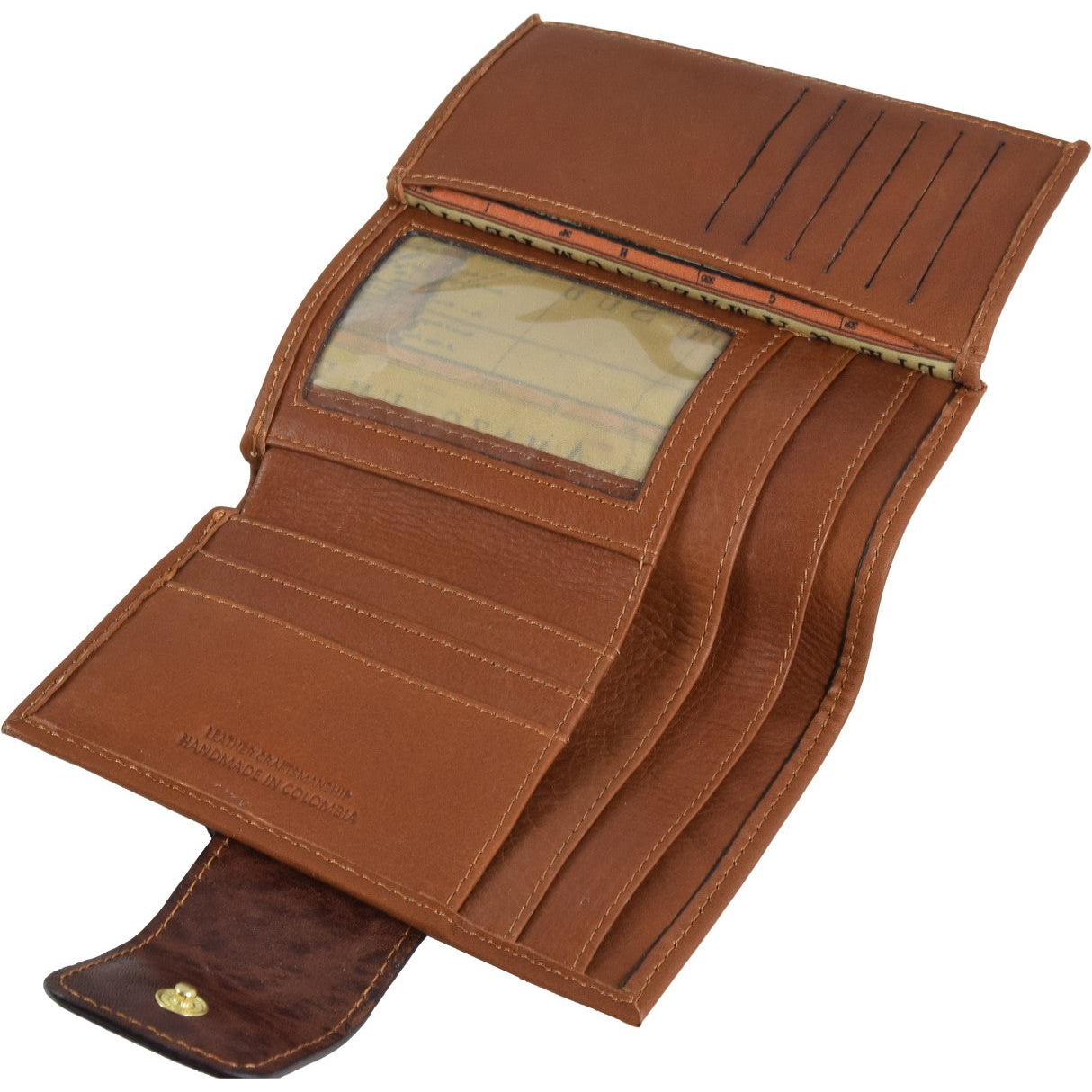 Ladies Front Snap Wallet, Wallet | LAND Leather Goods