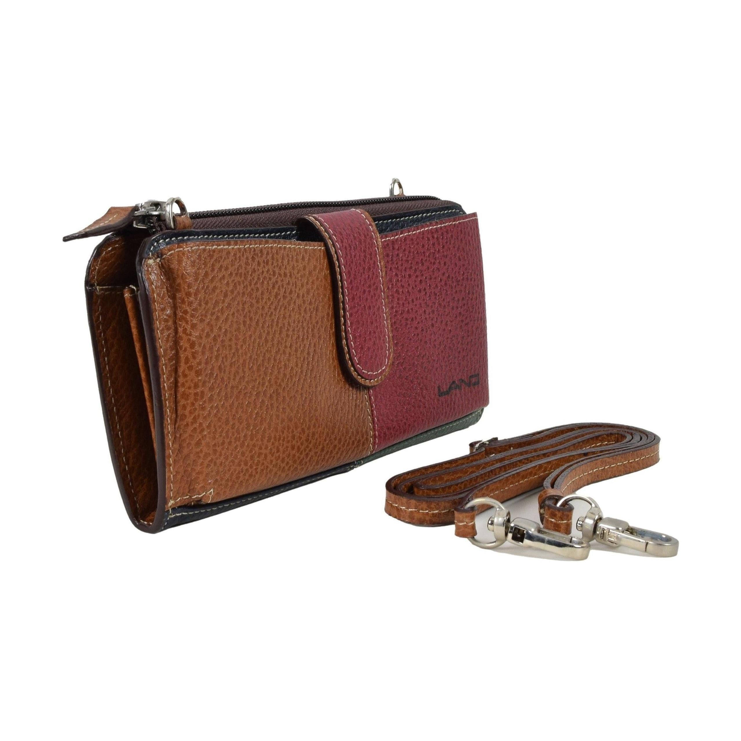 Napa Convertible Wallet & Crossover, Crossover Bag | LAND Leather Goods