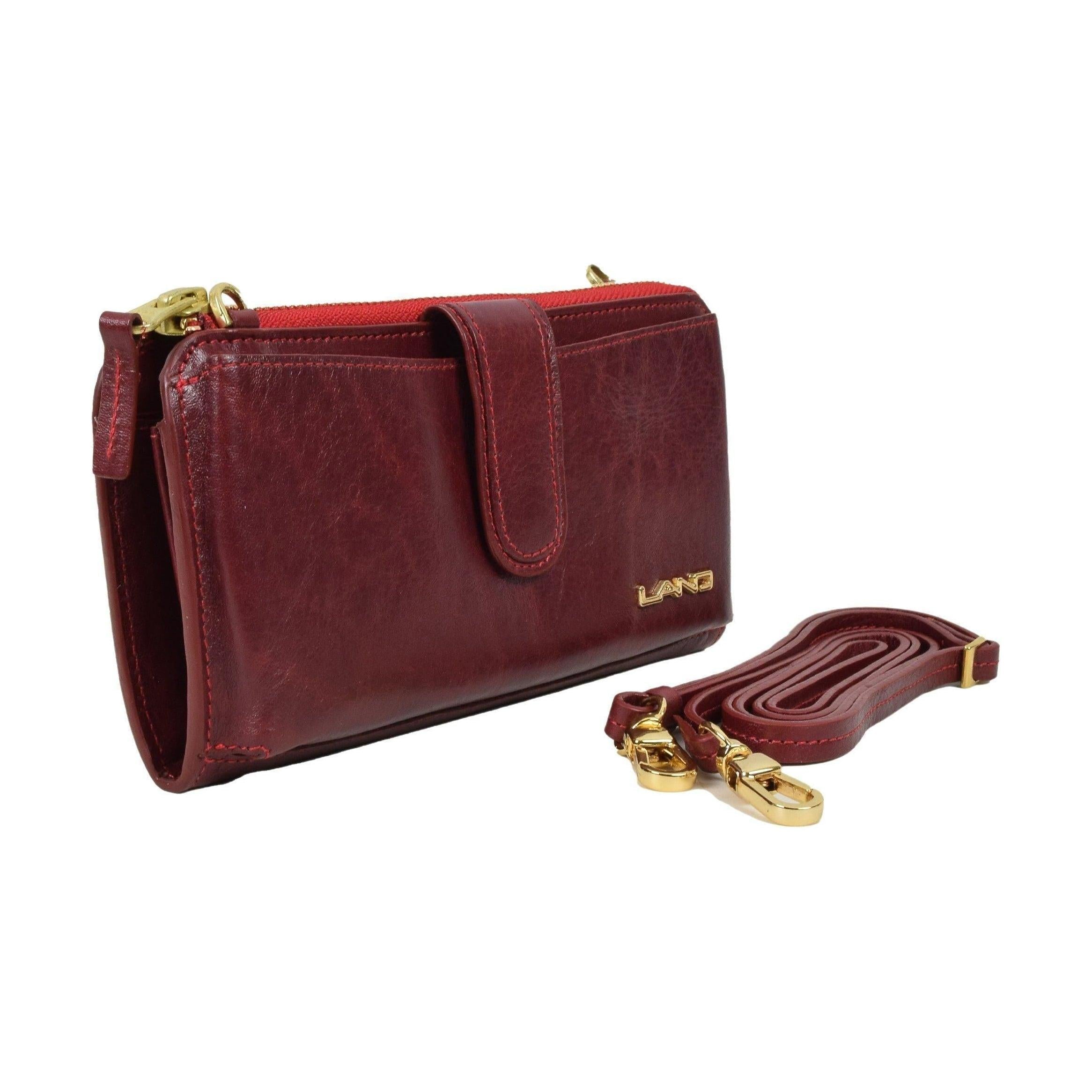Napa Convertible Wallet & Crossover, Crossover Bag | LAND Leather Goods