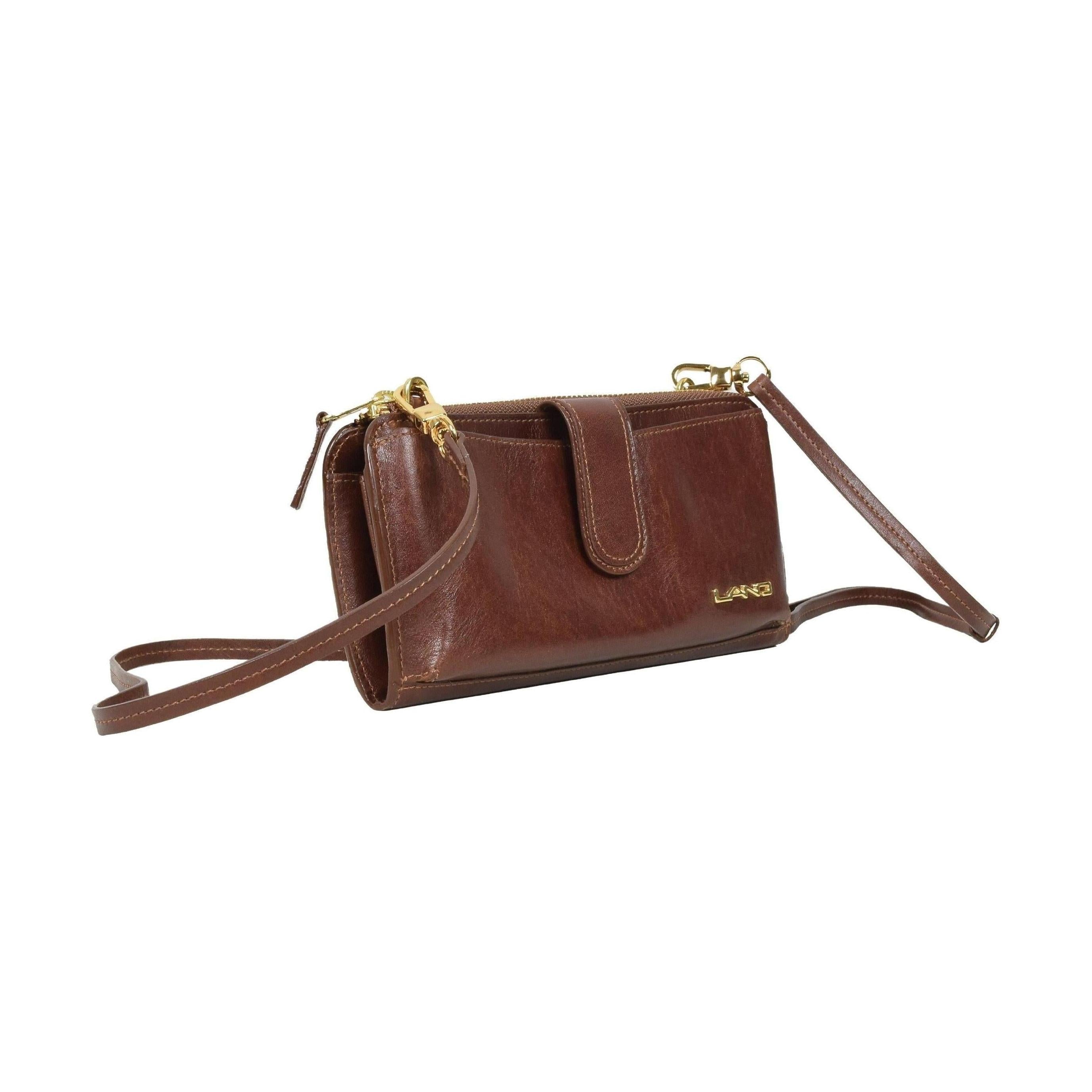 Napa Convertible Wallet & Crossover, Crossover Bag | LAND Leather Goods