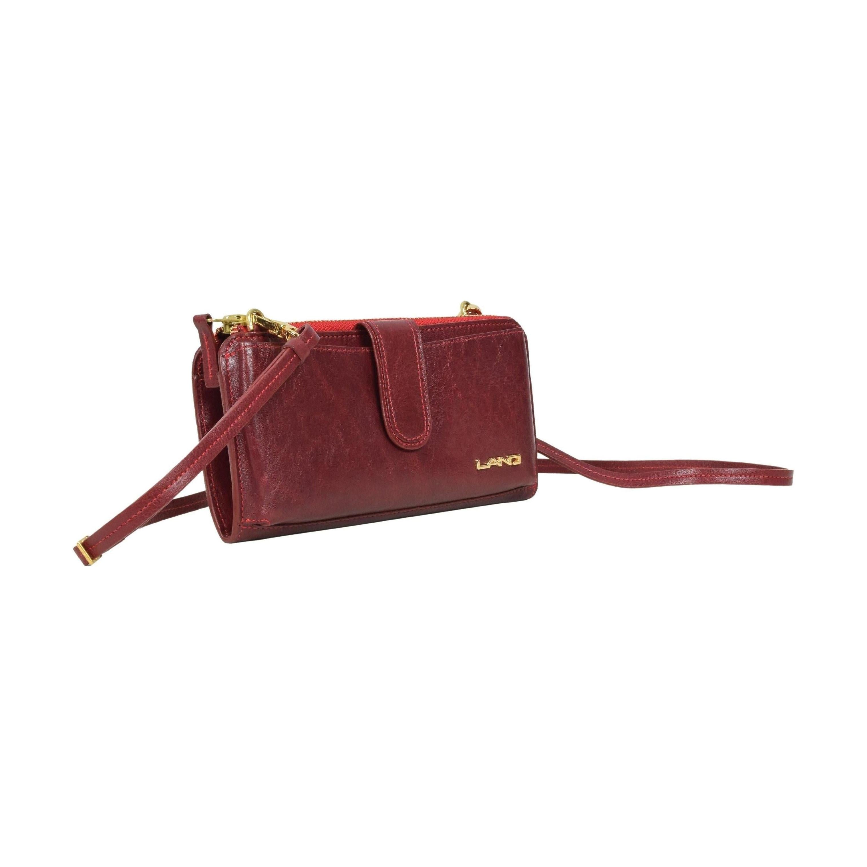 Napa Convertible Wallet & Crossover, Crossover Bag | LAND Leather Goods