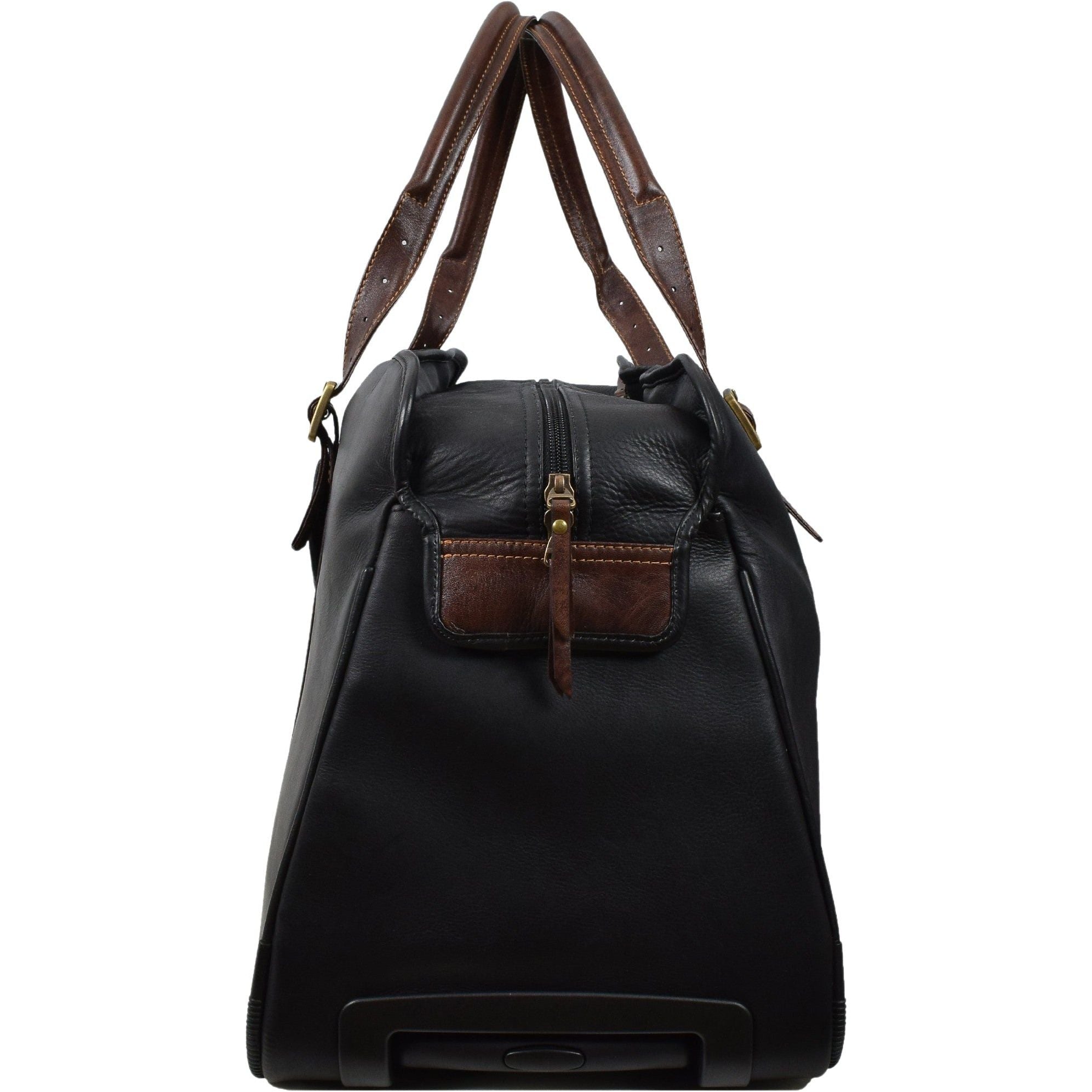 Rolling Weekender, Wheeled Luggage | LAND Leather Goods