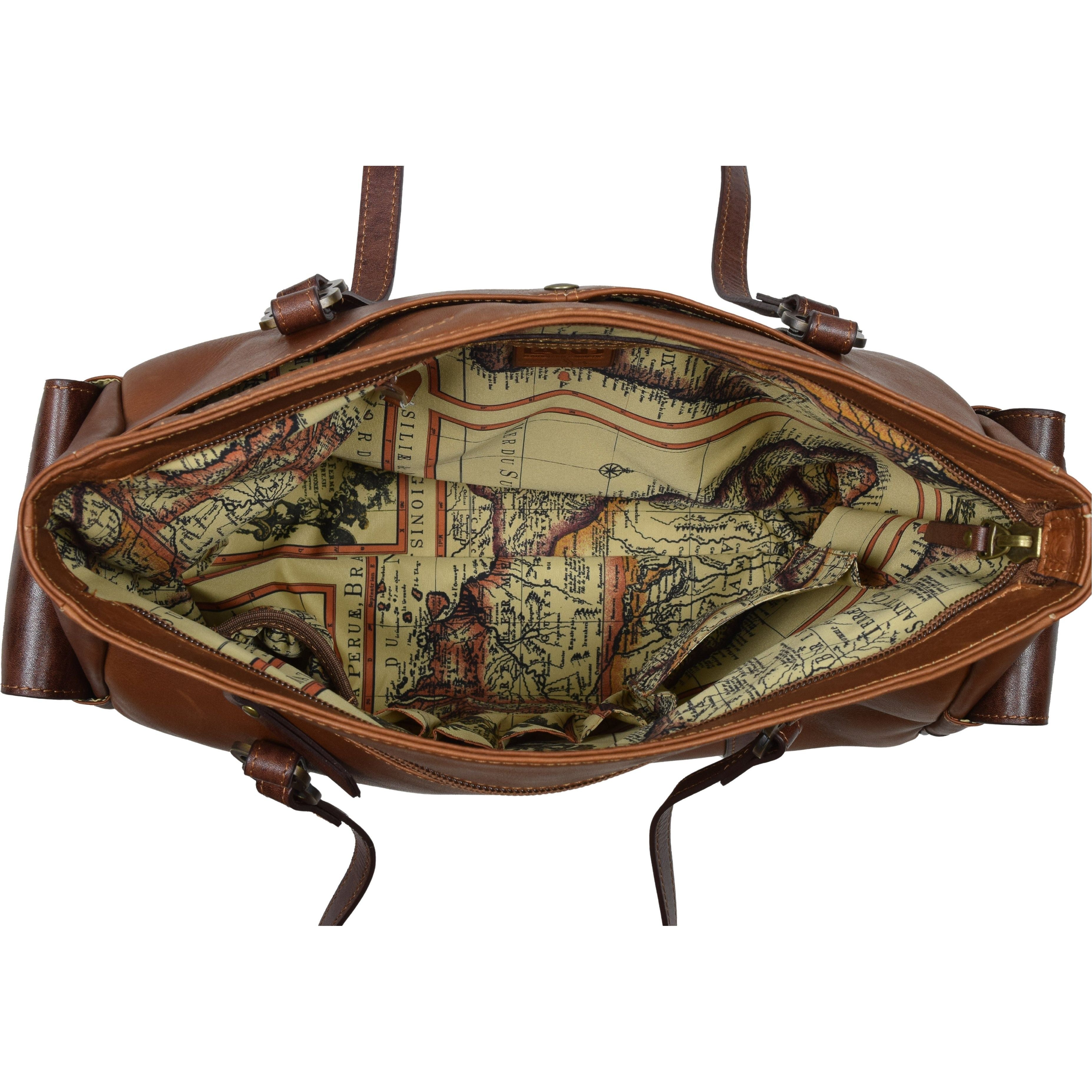 Multipocket Tote, Handbag | LAND Leather Goods