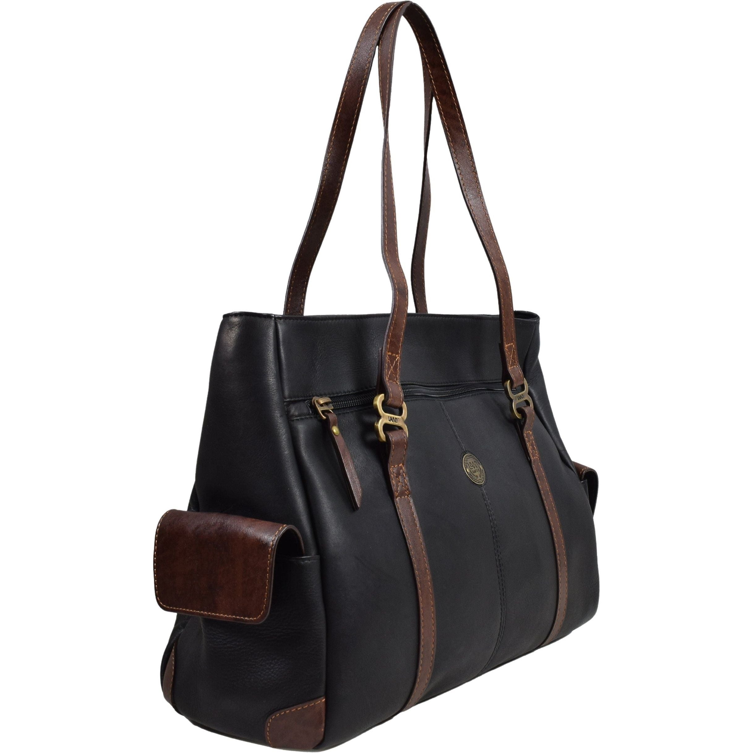 Multipocket Tote, Handbag | LAND Leather Goods