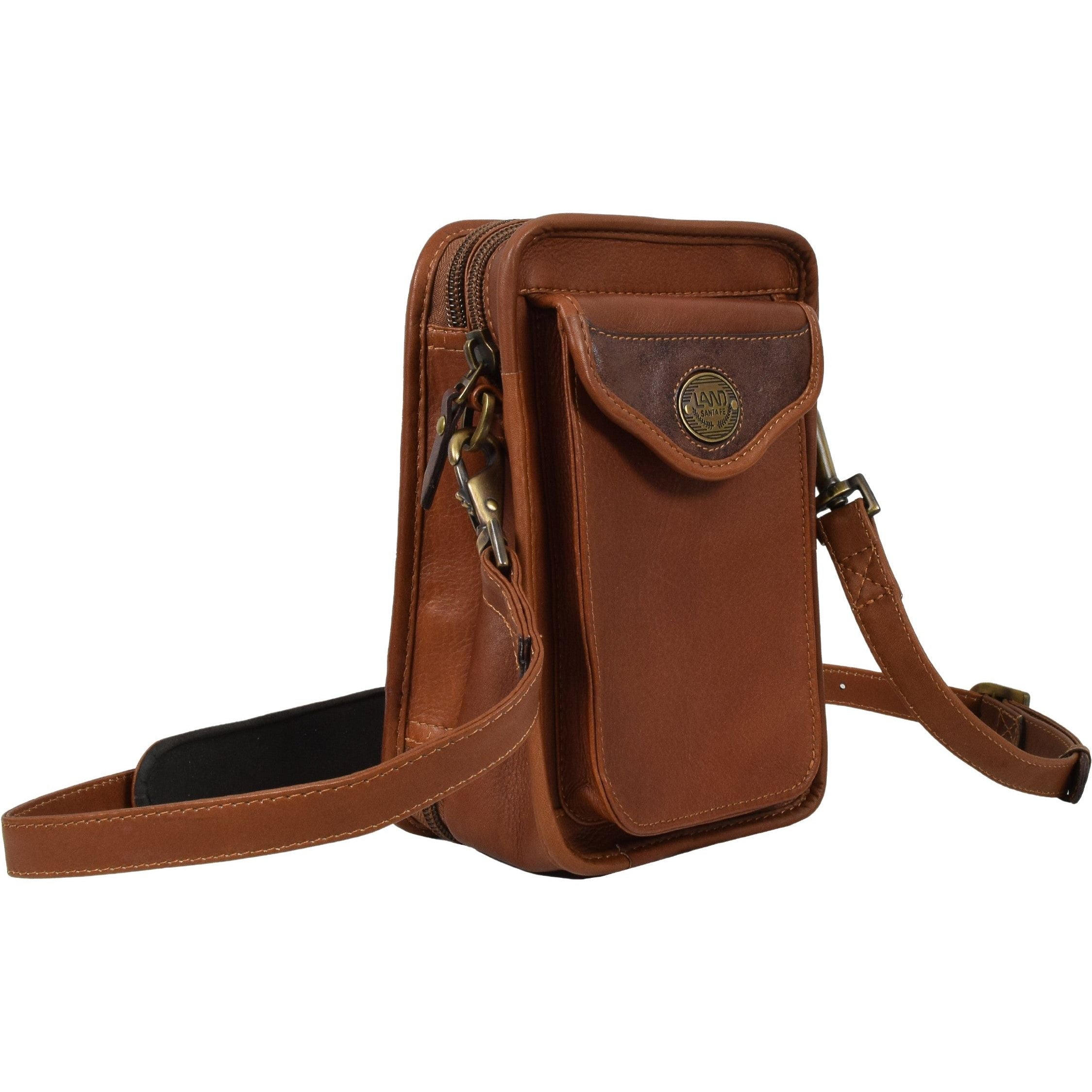 Shoulder Travel Bag, Crossover Bag | LAND Leather Goods
