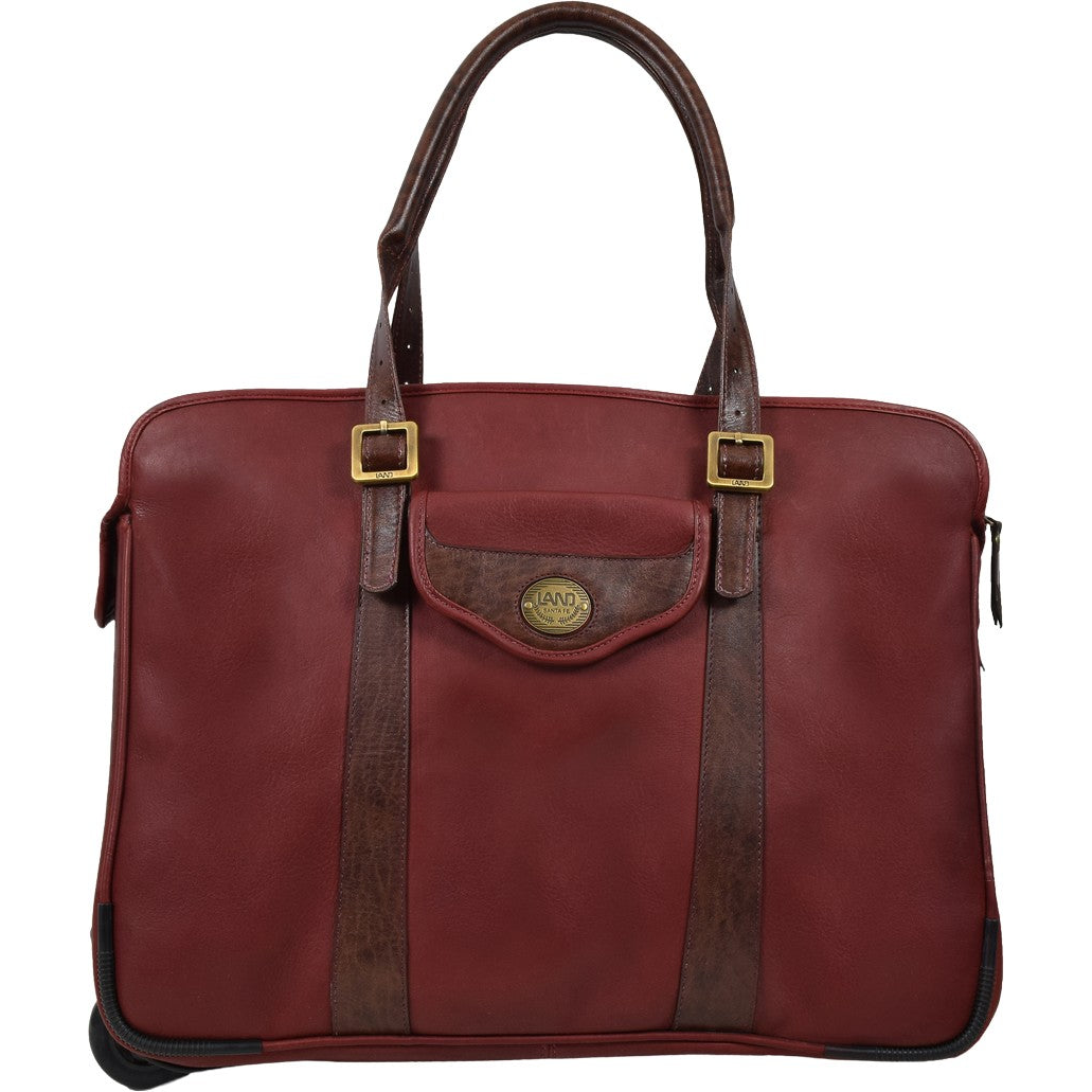 Rolling Weekender, Wheeled Luggage | LAND Leather Goods