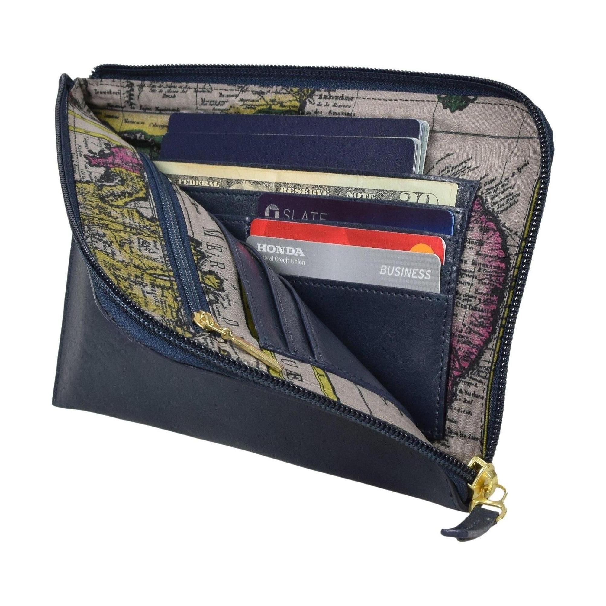 The Travel Caddy, Travel Wallet | LAND Leather Goods