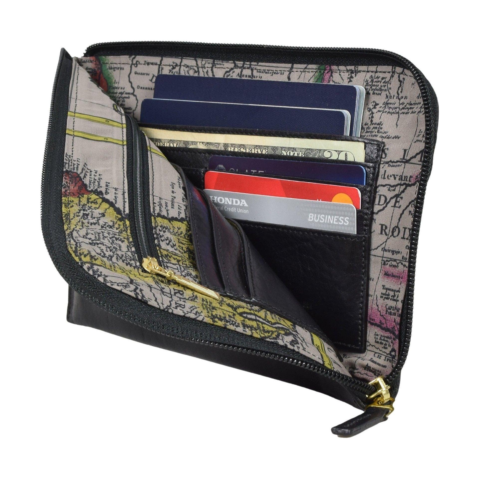 The Travel Caddy, Travel Wallet | LAND Leather Goods